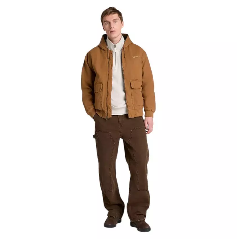 TIMB Insulated Canvas Wheat Bomber - WHEAT