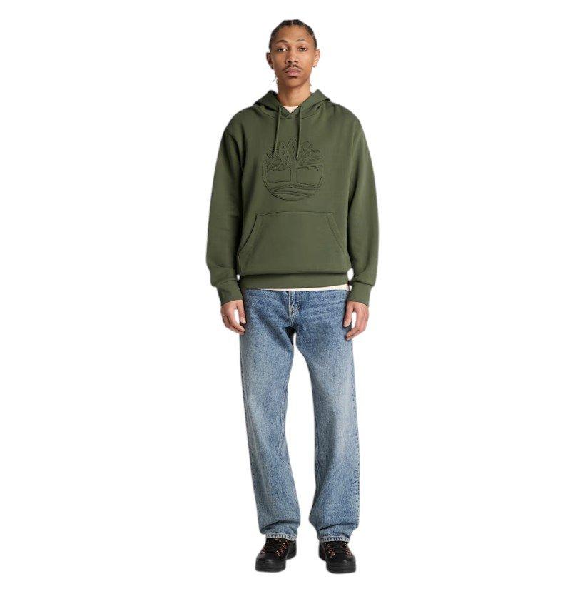 TIMB Beef & Broccoli Tree Logo Hoodie - GREEN