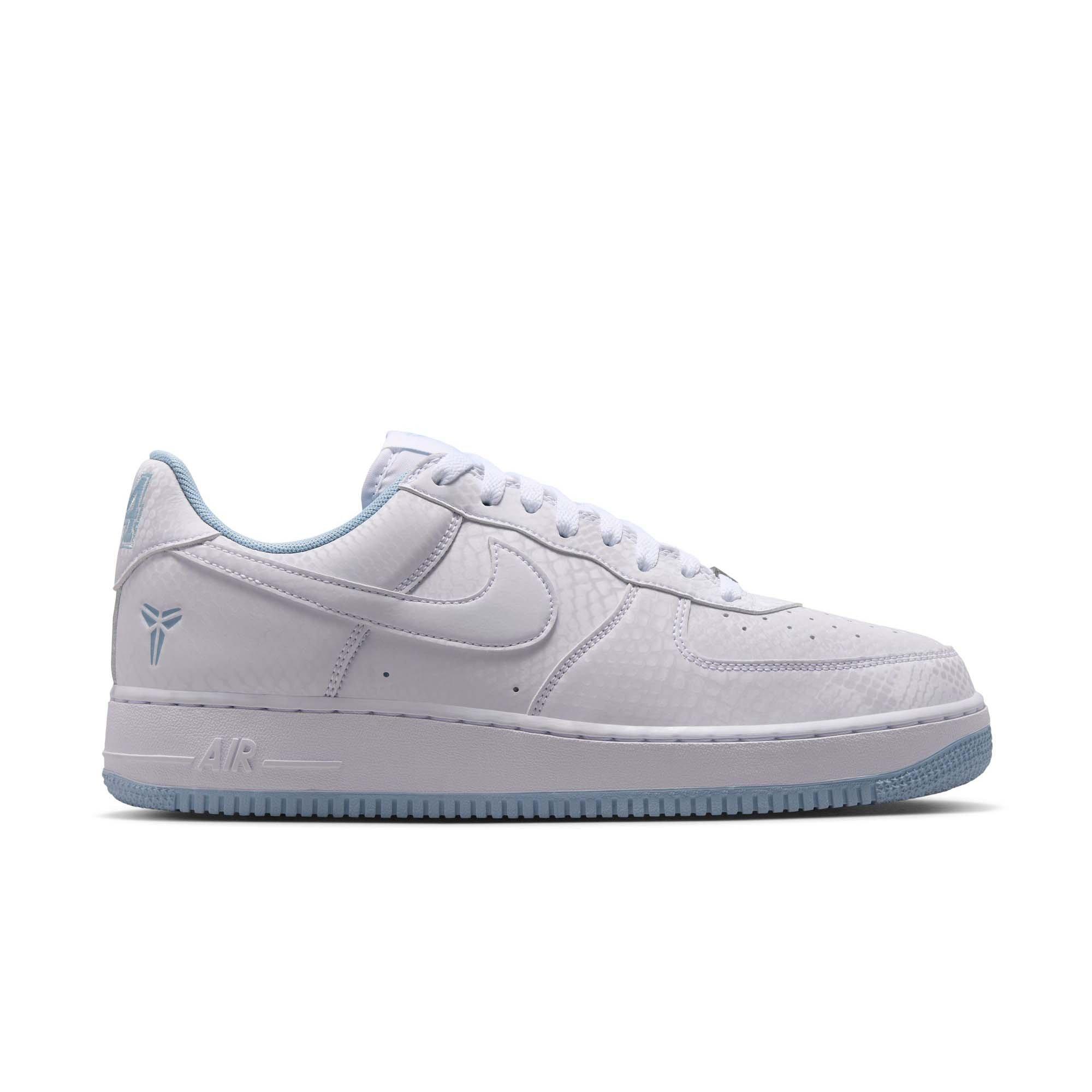 Nike Kobe Air Force 1 Low "Armory Blue" Men's Shoe - WHITE/ARMORY BLUE