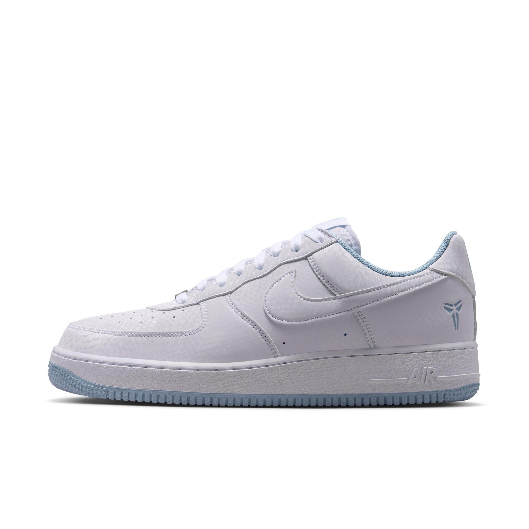 Nike Kobe Air Force 1 Low "Armory Blue" Men's Shoe - WHITE/ARMORY BLUE