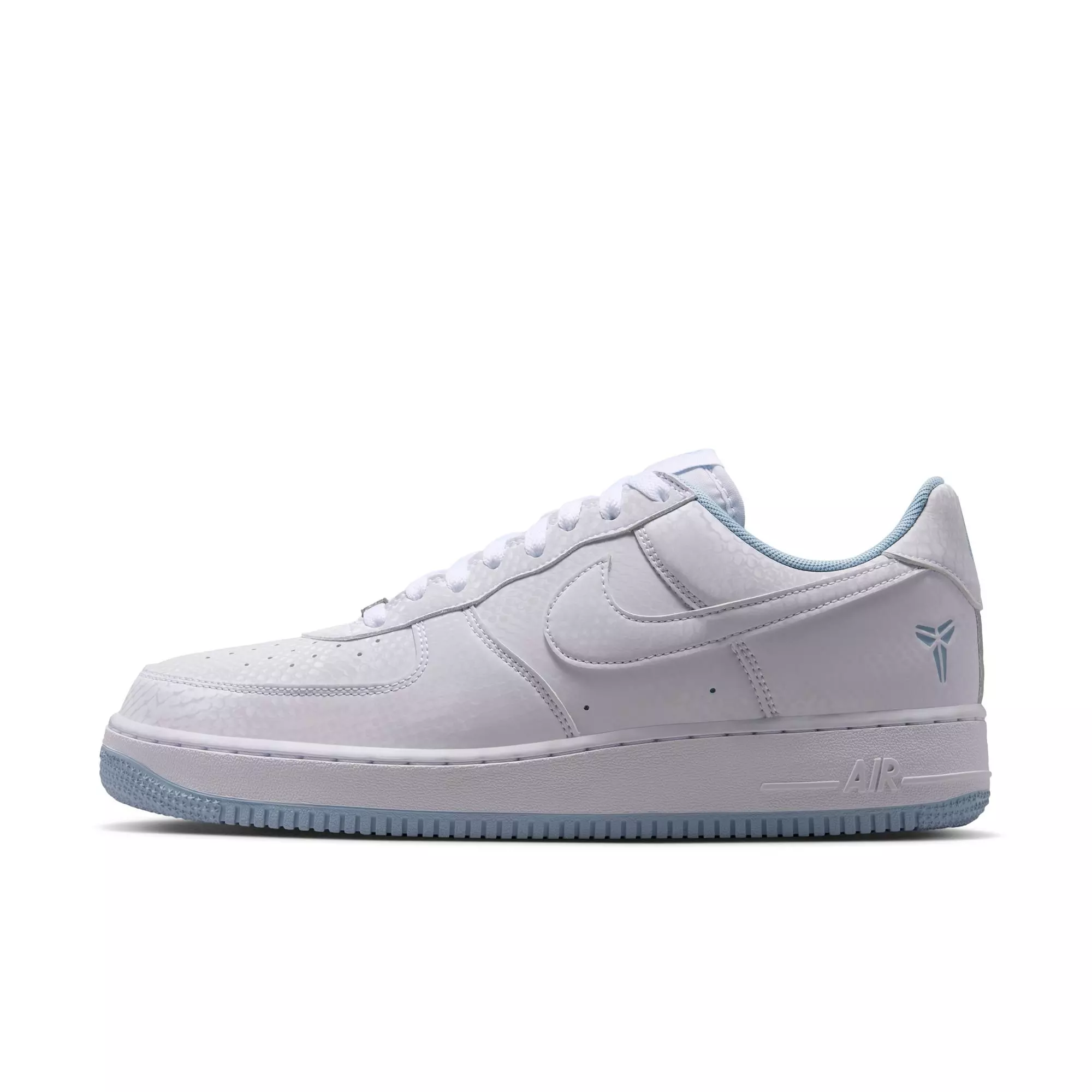 Nike Kobe Air Force 1 Low "Armory Blue" Men's Shoe - WHITE/ARMORY BLUE
