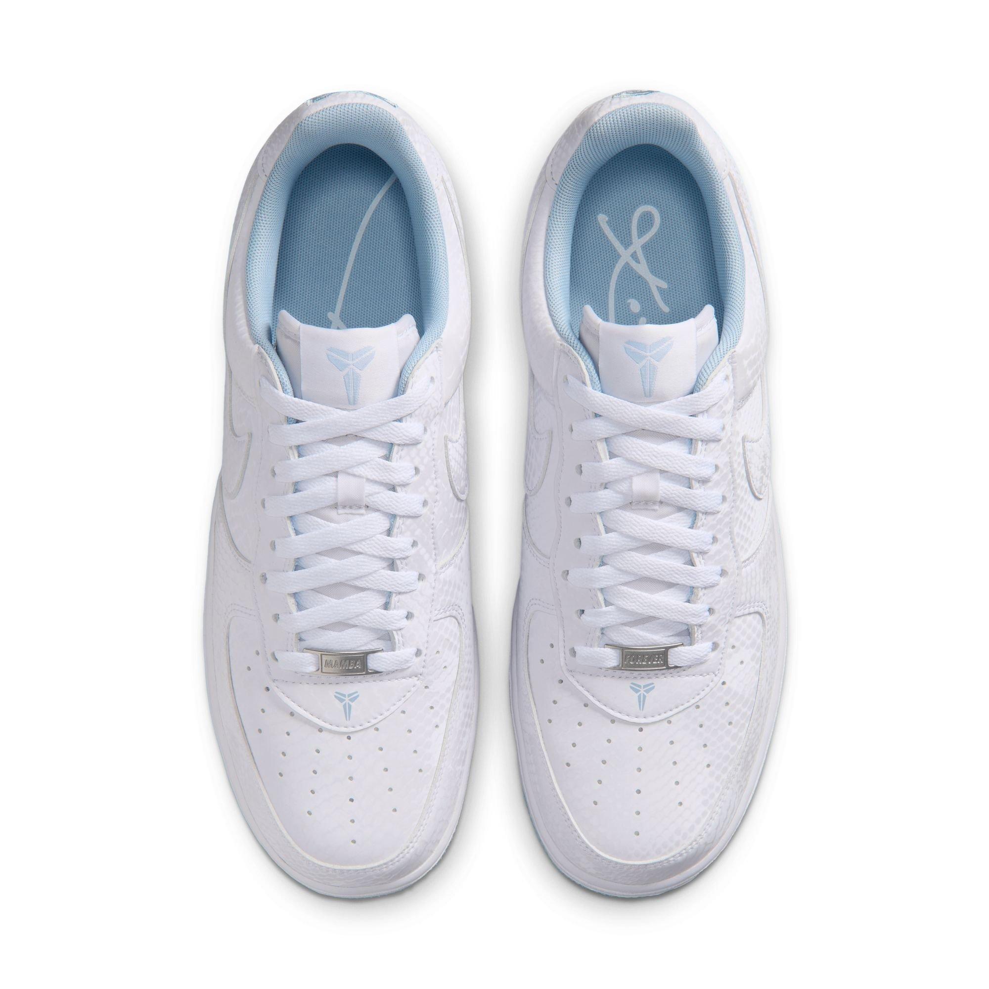Nike Kobe Air Force 1 Low "Armory Blue" Men's Shoe - WHITE/ARMORY BLUE