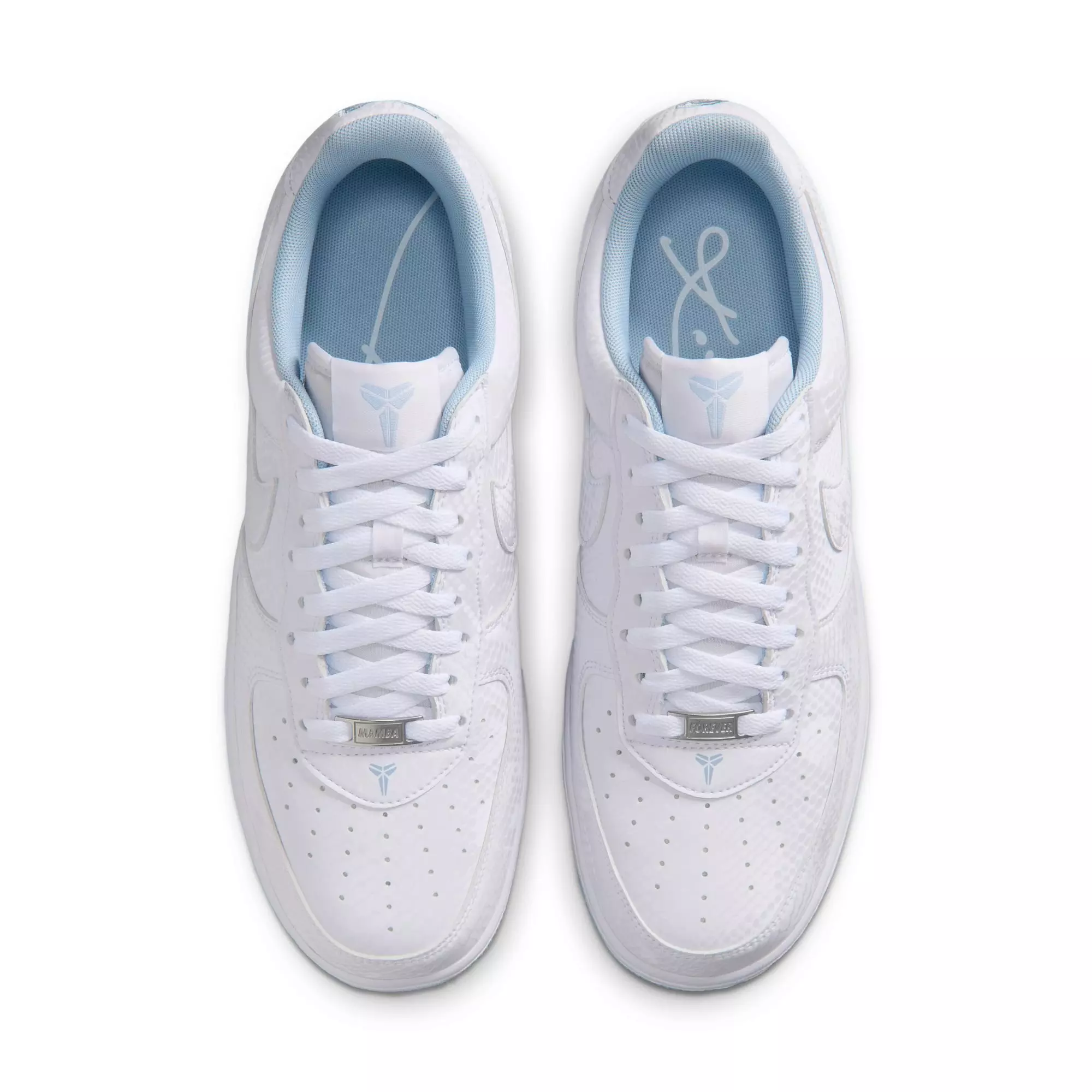 Nike Kobe Air Force 1 Low "Armory Blue" Men's Shoe - WHITE/ARMORY BLUE