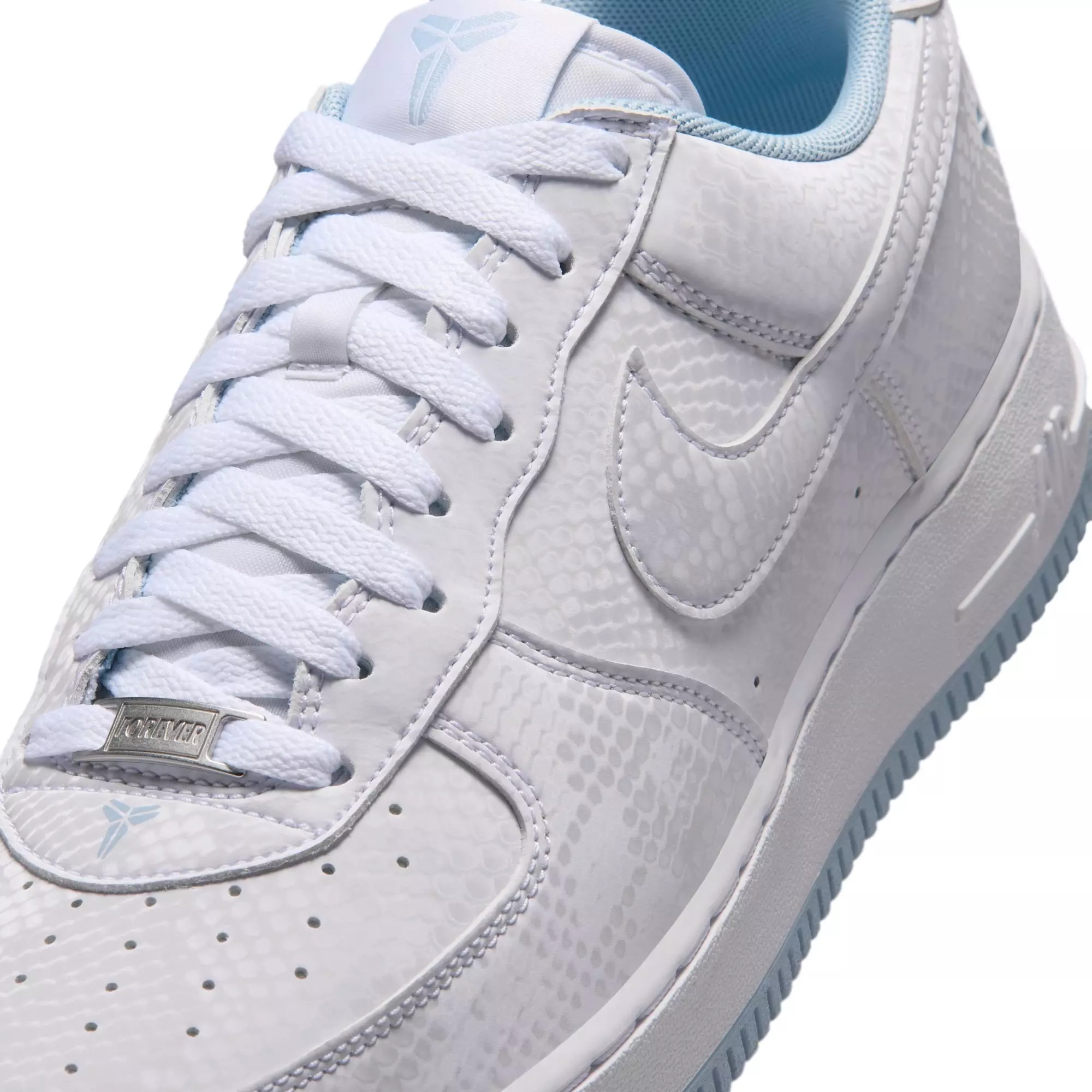 Nike Kobe Air Force 1 Low "Armory Blue" Men's Shoe - WHITE/ARMORY BLUE