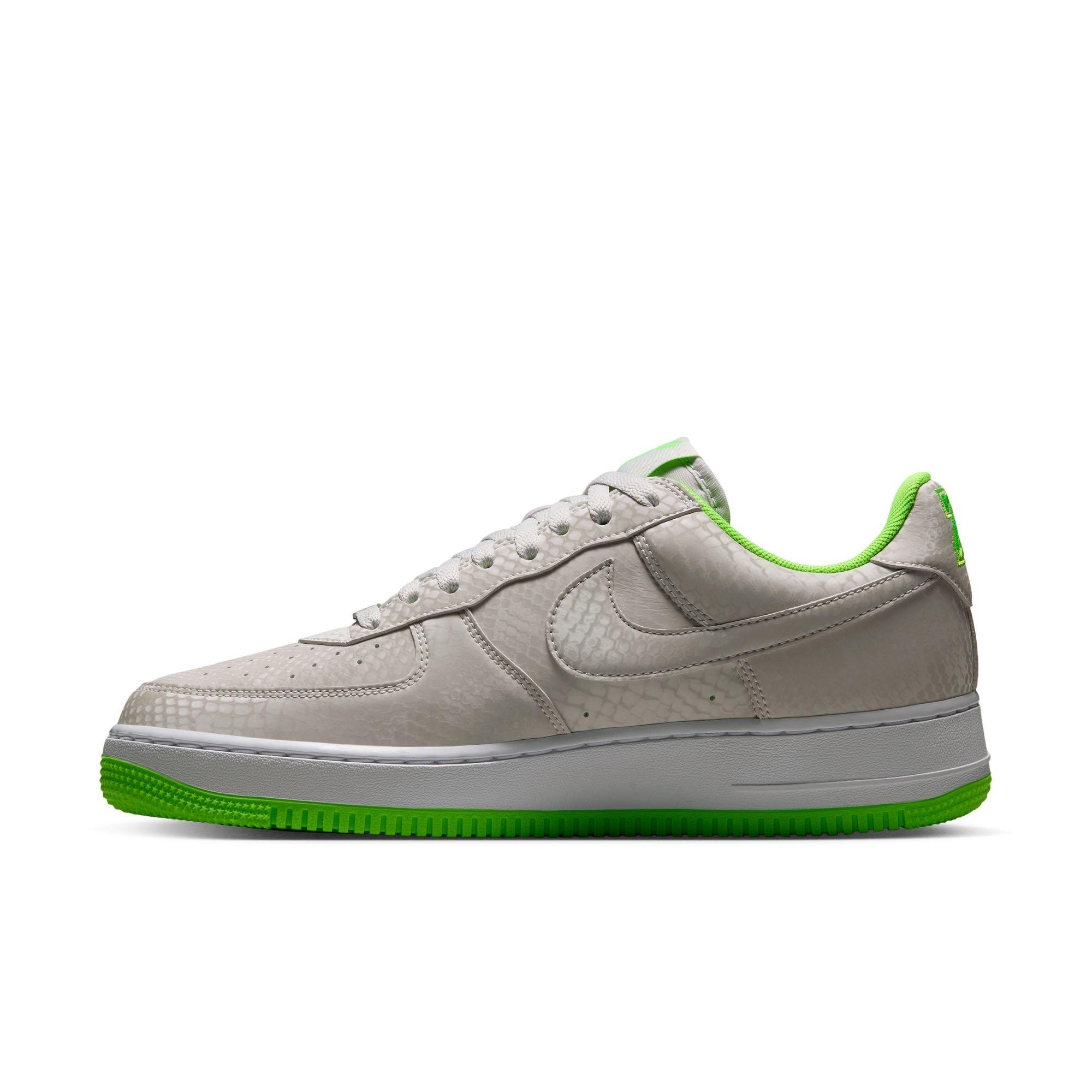 Nike Kobe Air Force 1 Low "Electric Green" Men's Shoe - VAST GREY/ELECTRIC GREEN/WHITE Thumbnail View 10