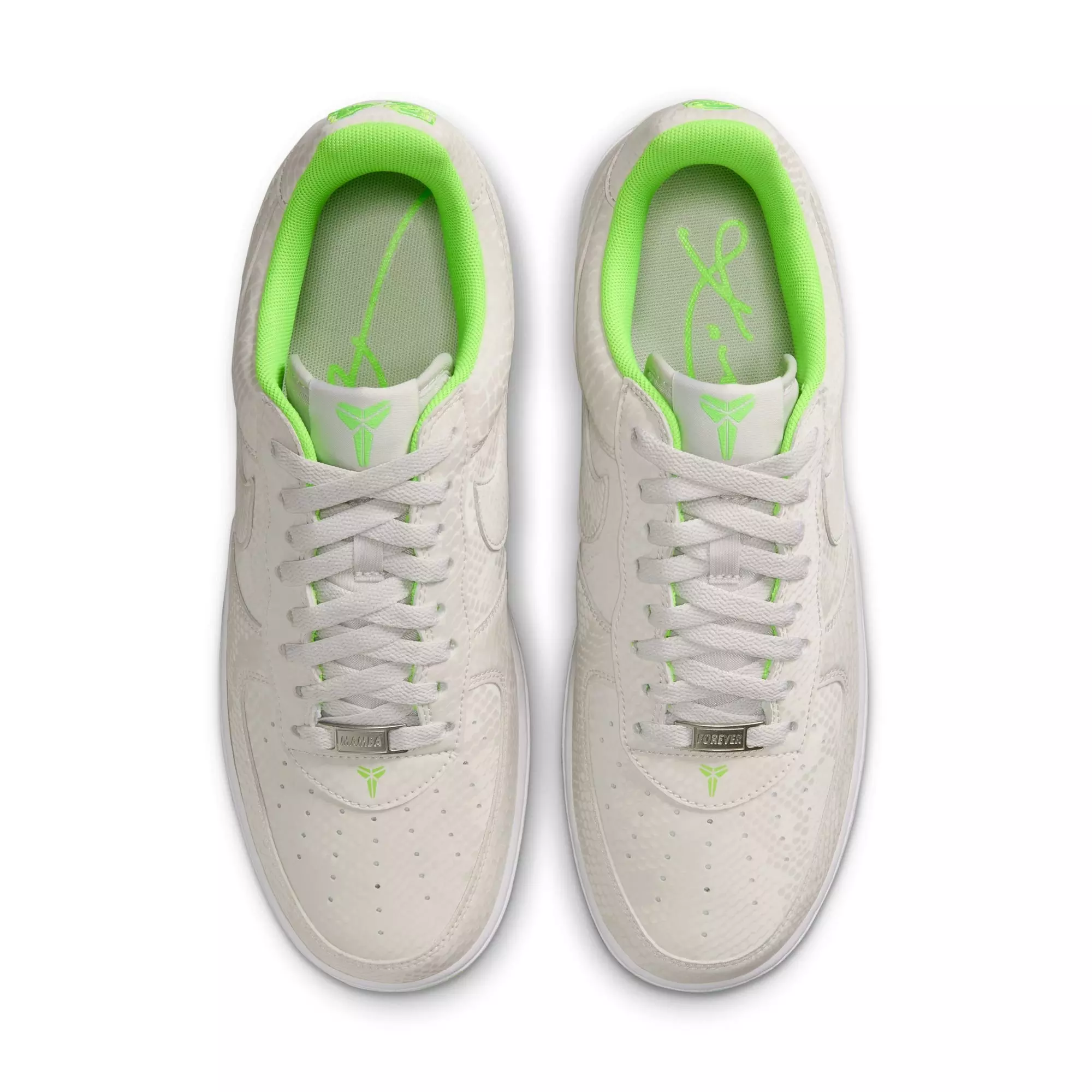 Nike Kobe Air Force 1 Low "Electric Green" Men's Shoe - VAST GREY/ELECTRIC GREEN/WHITE