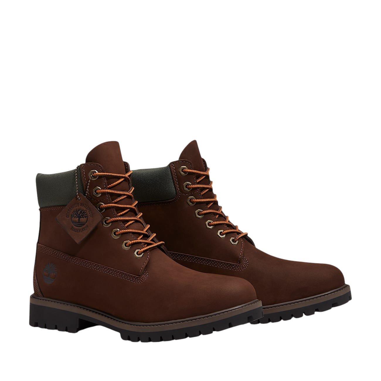 Timberland Heritage 6-Inch "Brown/Green" Men's Boot - BROWN/GREEN
