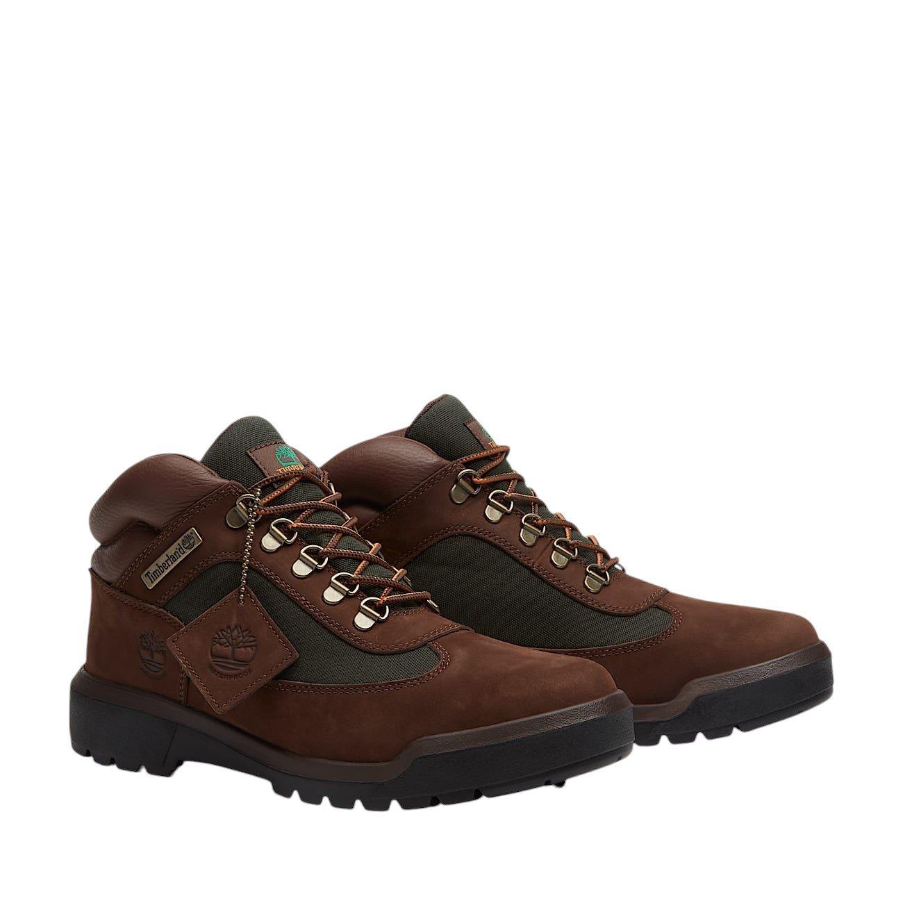 Timberland Premium Waterproof "Brown/Green" Men's Field Boot - BROWN/GREEN