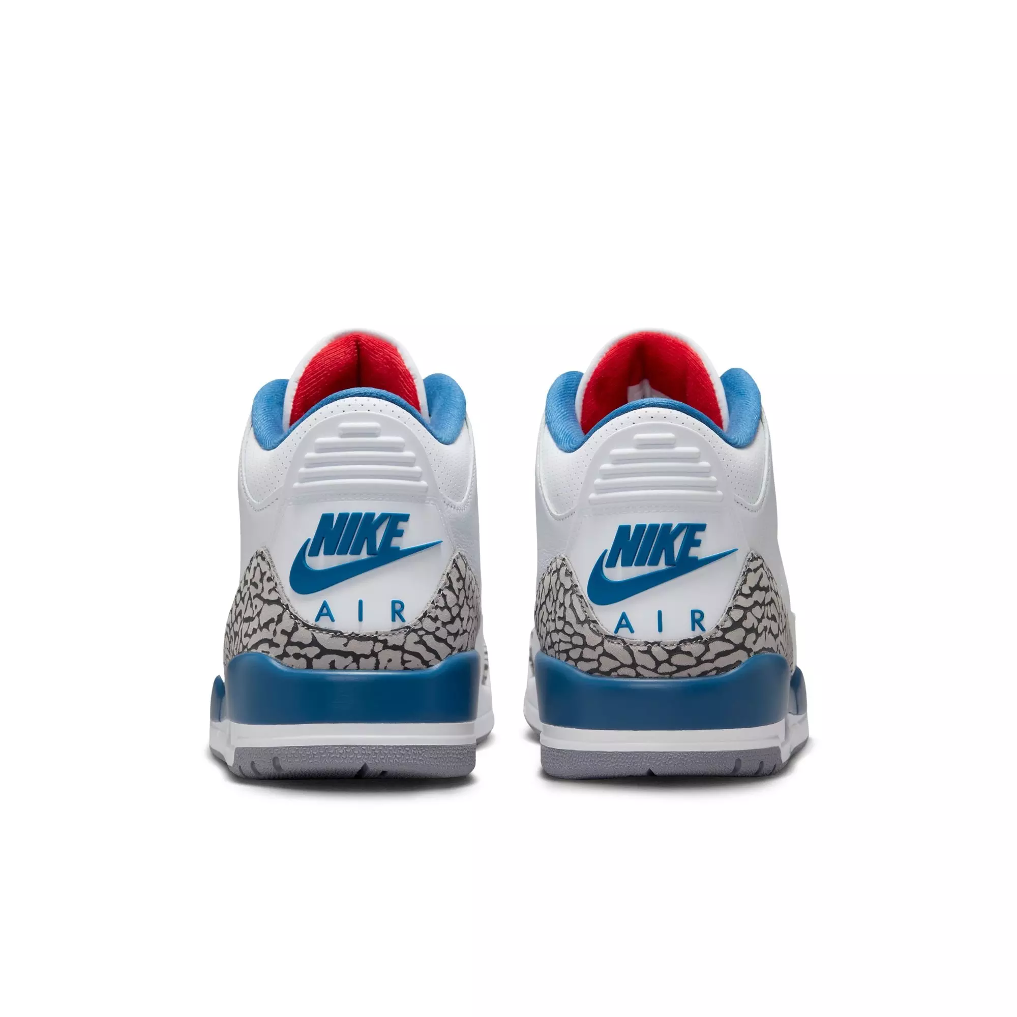 Jordan 3 Retro "True Blue" Men's Shoe - WHITE/FIRE RED/TRUE BLUE