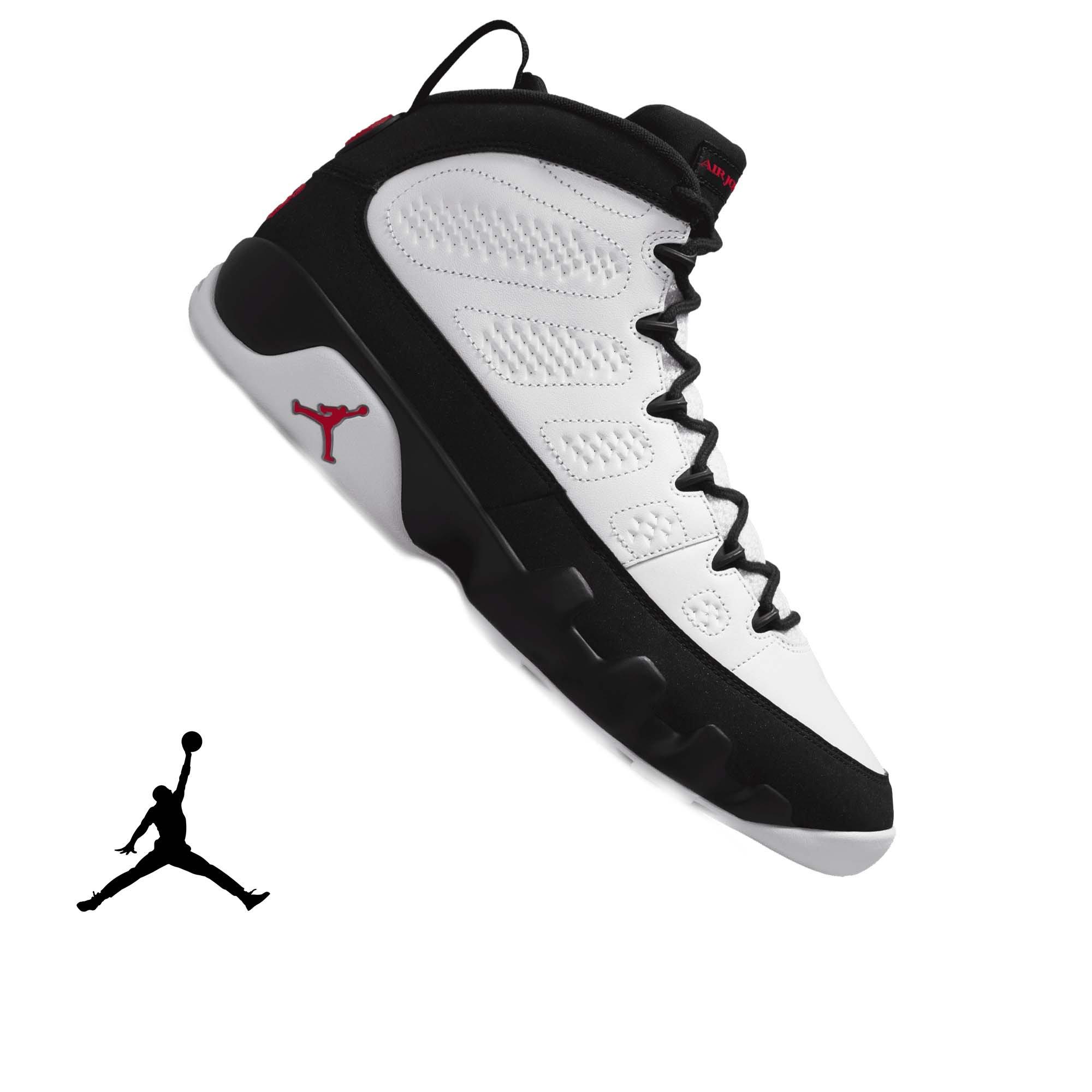 Jordan 9 Retro "Space Jam" Men's Shoe - WHITE/TRUE RED/BLACK