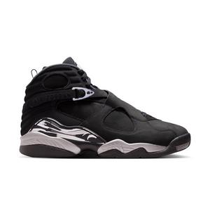 Jordan 8 Retro "Chrome" Men's Shoe - BLACK/WHITE/LT GRAPHITE