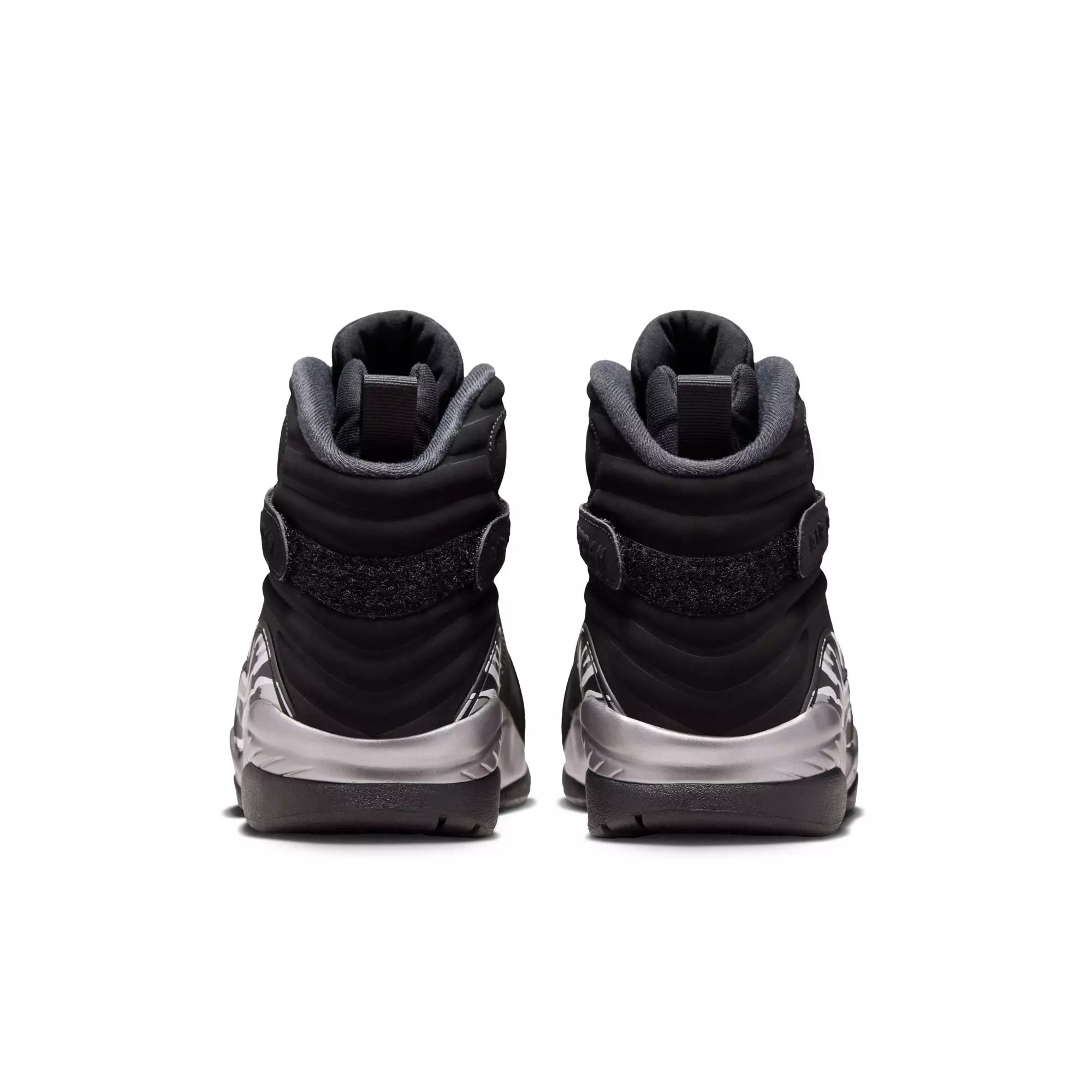 Jordan 8 Retro "Chrome" Men's Shoe - BLACK/WHITE/LT GRAPHITE