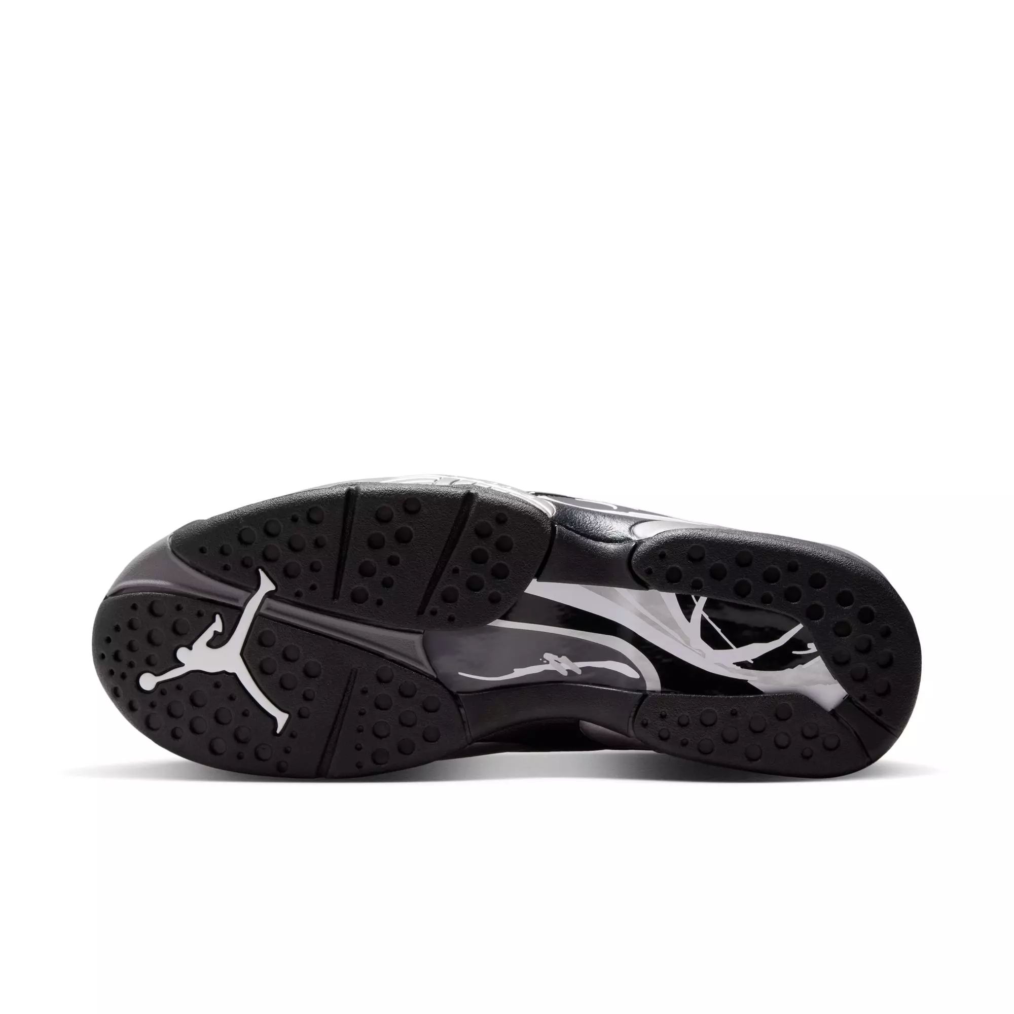 Jordan 8 Retro "Chrome" Men's Shoe - BLACK/WHITE/LT GRAPHITE