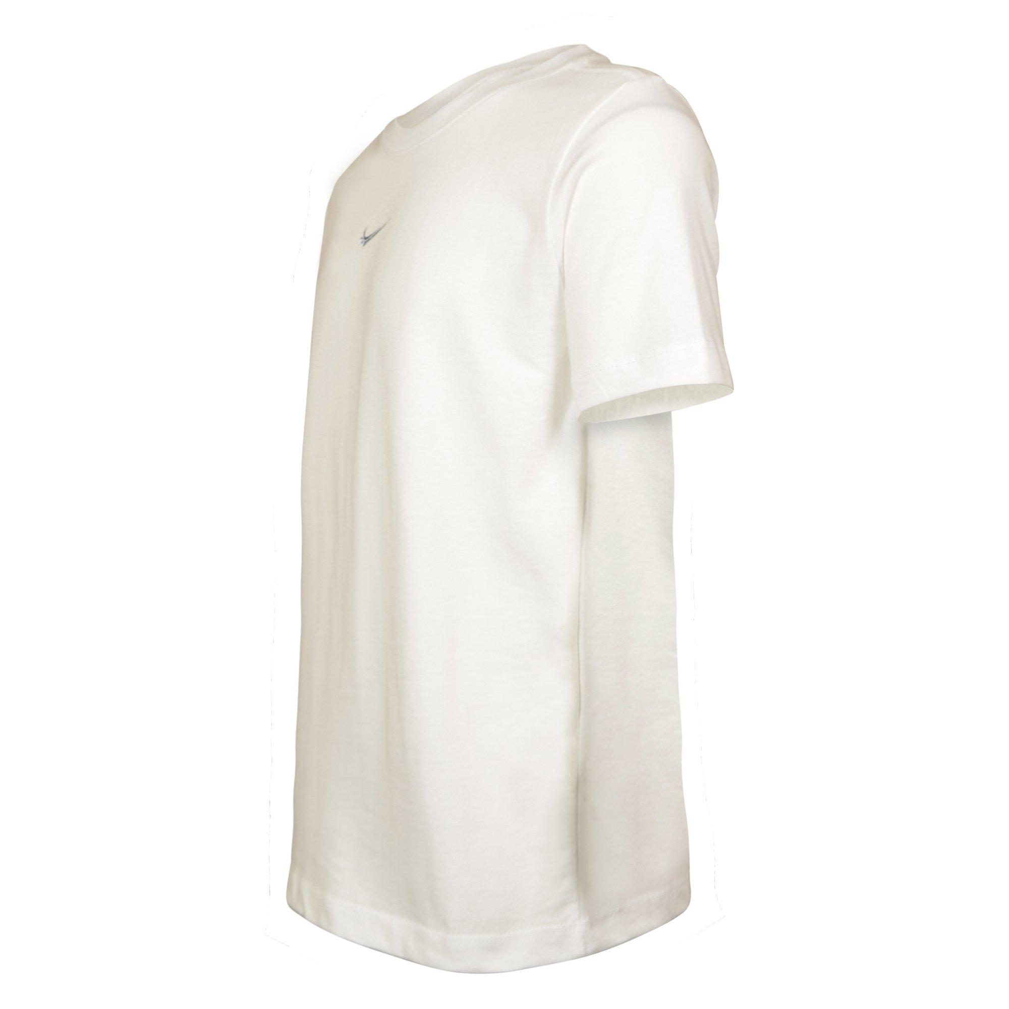 Nike Big Boys' Max Tee - White/Black - WHITE Thumbnail View 3