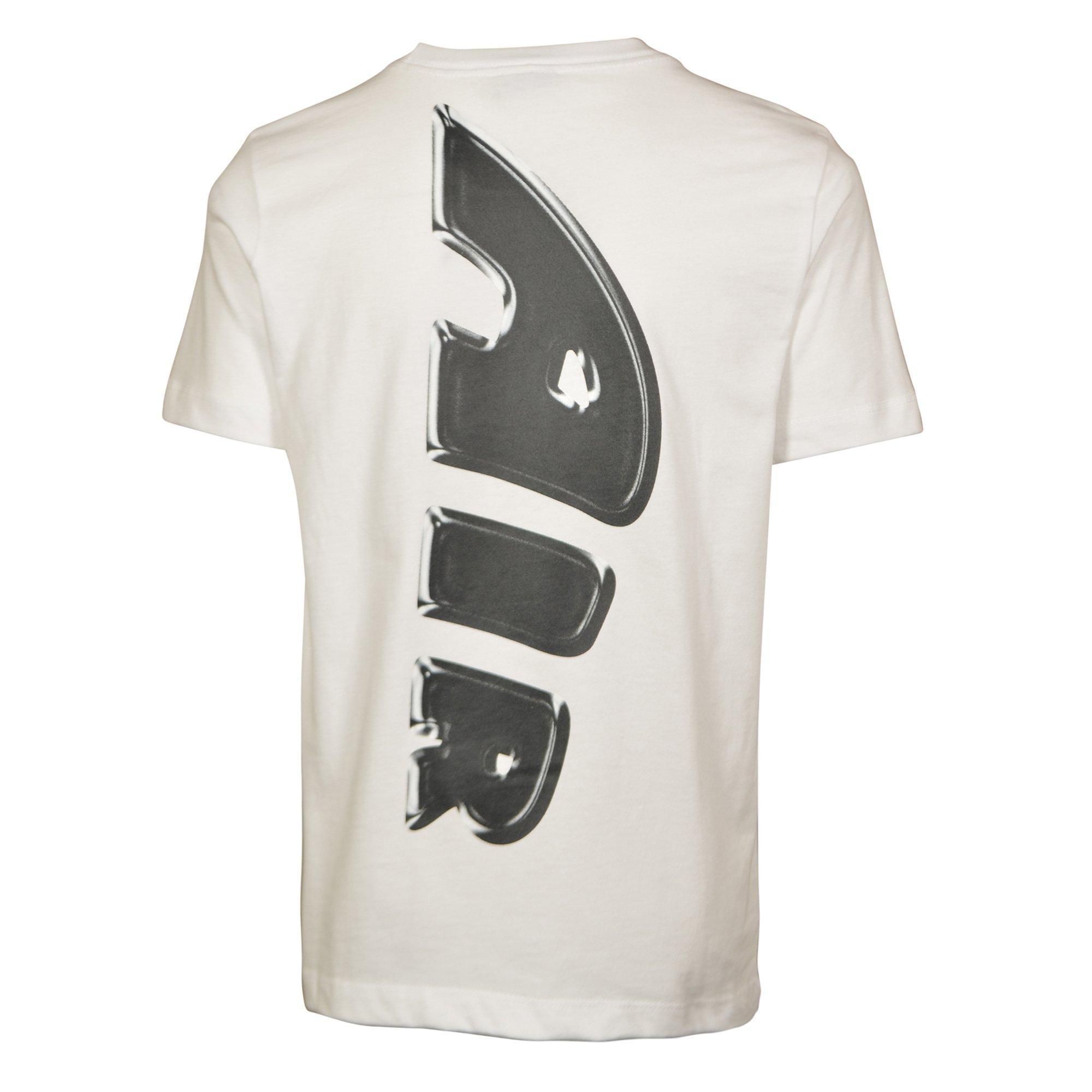 Nike Big Boys' Max Tee - White/Black - WHITE Thumbnail View 2