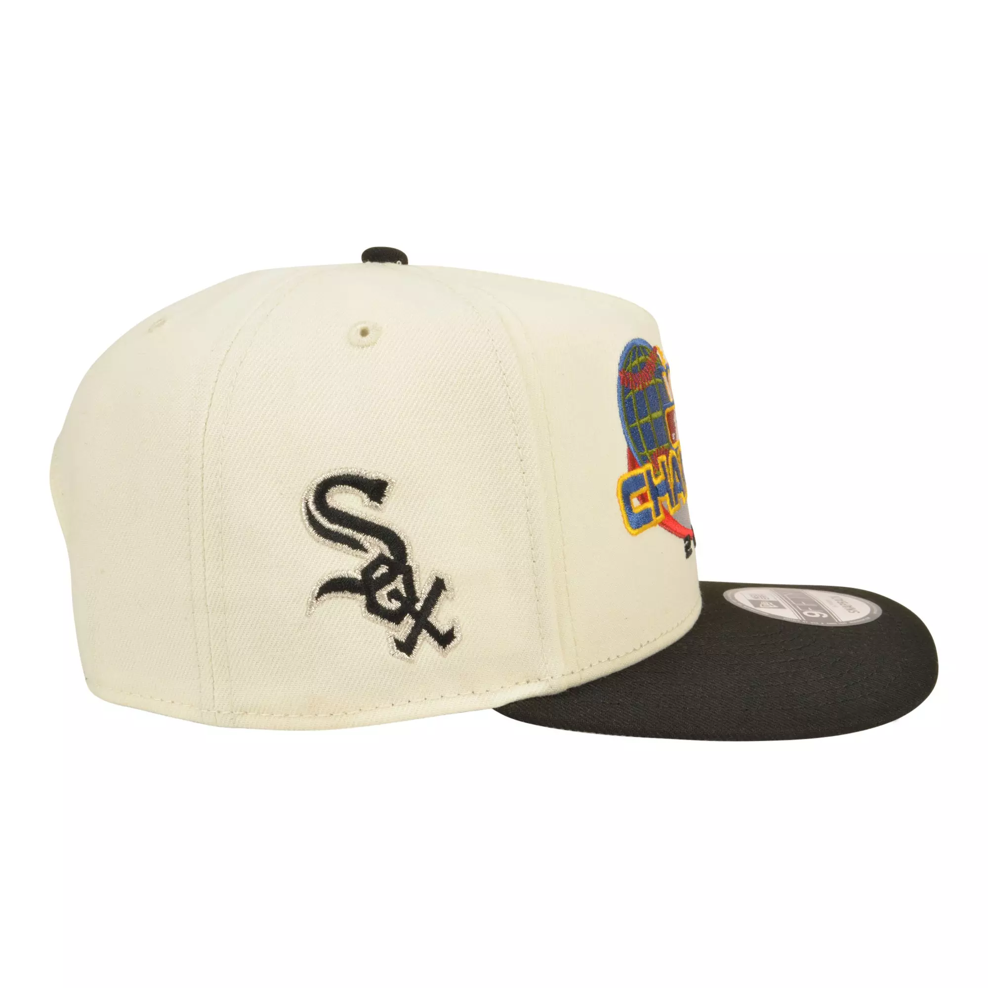 New Era Chicago White Sox 9FIFTY A-Frame 2005 World Series Snapback Hat - Black - BLACK