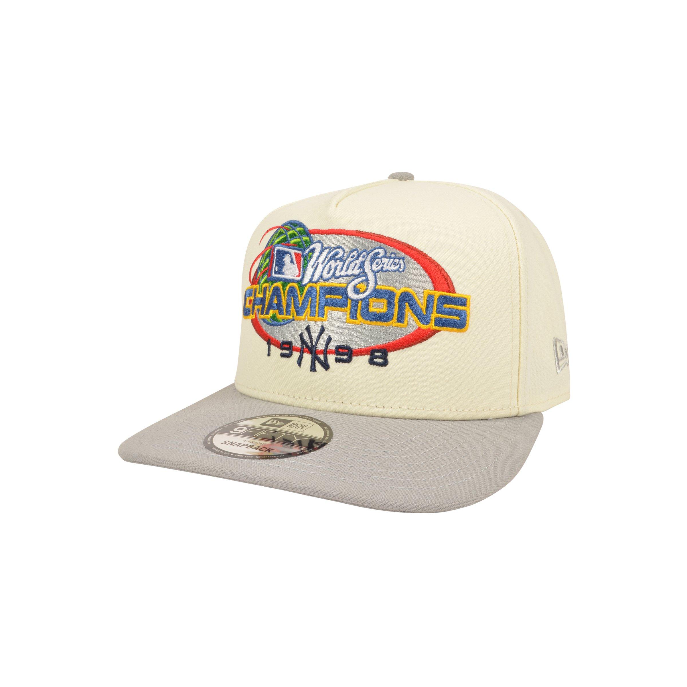 New Era New York Yankees 9FIFTY A-Frame Grey 1998 World Series Snapback Hat
