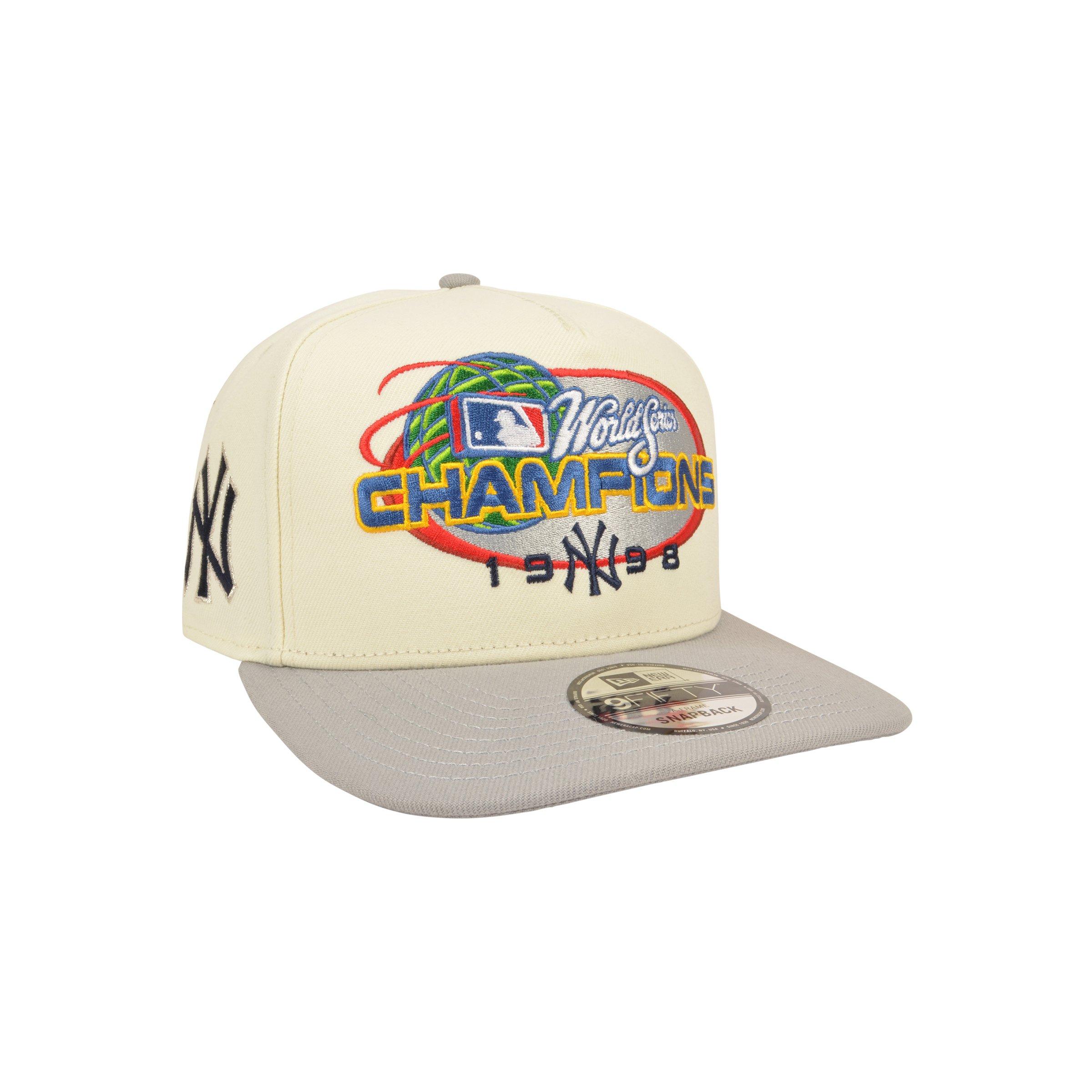 New Era New York Yankees 9FIFTY A-Frame Grey 1998 World Series Snapback Hat