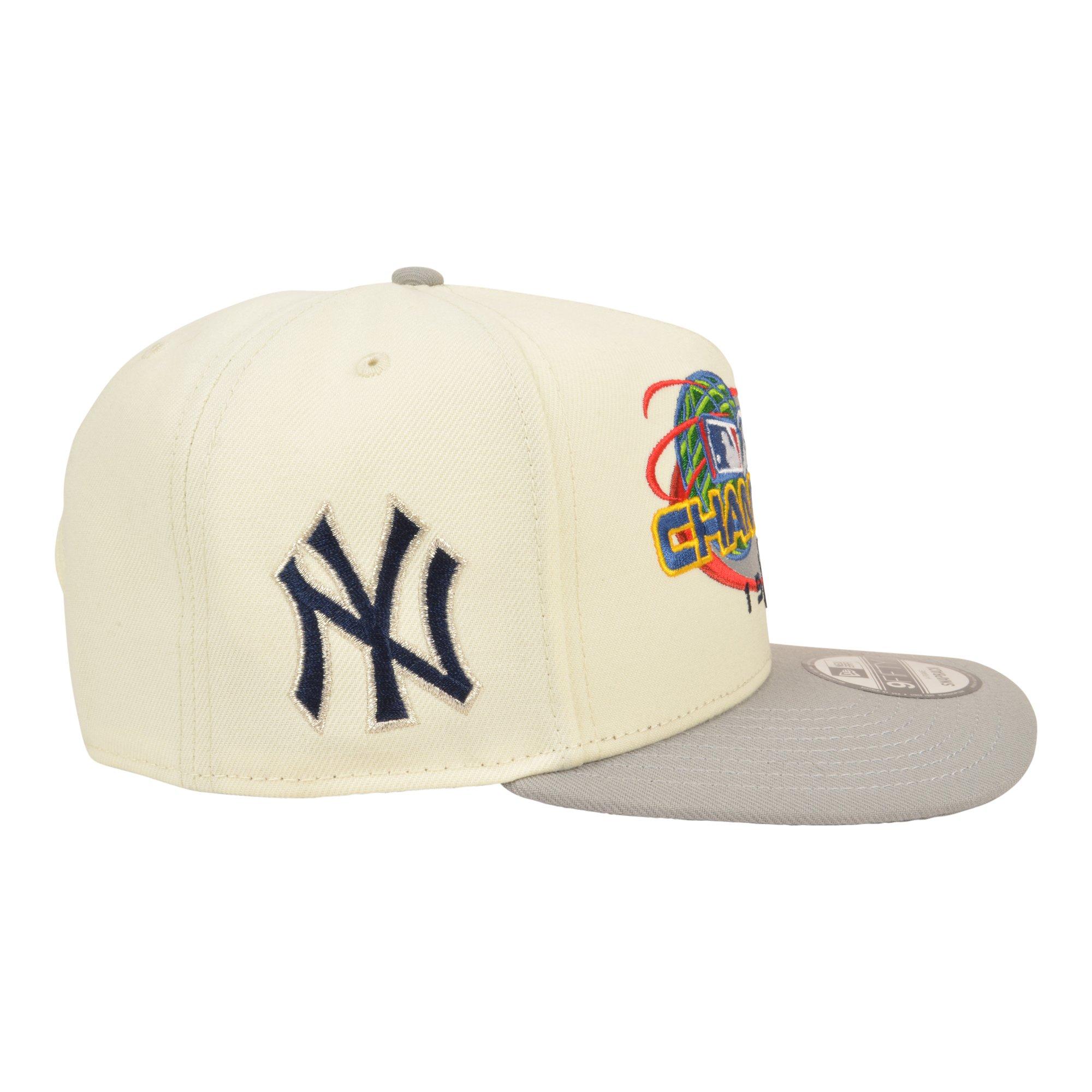 New Era New York Yankees 9FIFTY A-Frame 1998 World Series Snapback Hat - Grey - GREY Thumbnail View 4