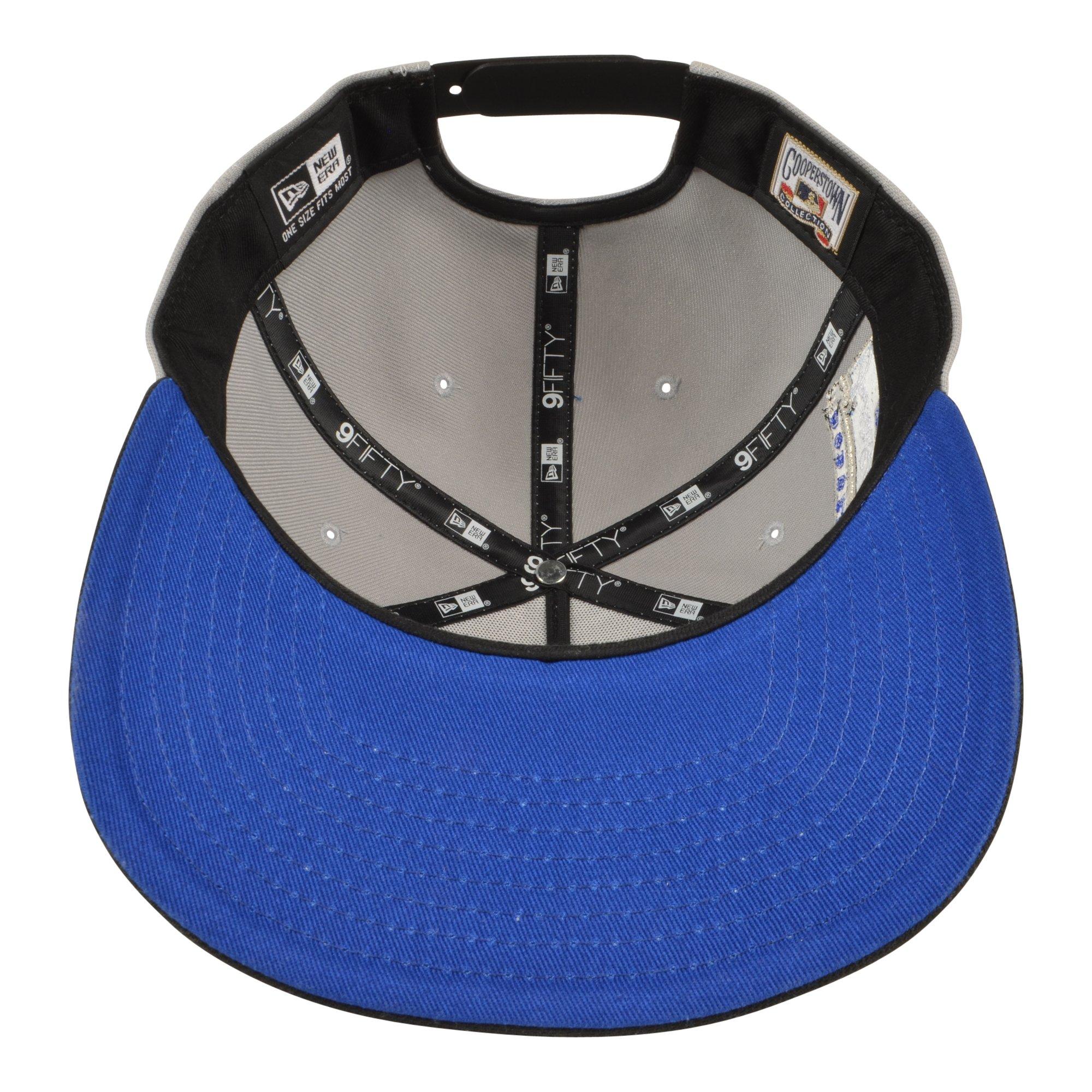 New Era Los Angeles Dodgers 9FIFTY A-Frame Gradient Snapback Hat - Grey - GREY/BLACK Thumbnail View 5