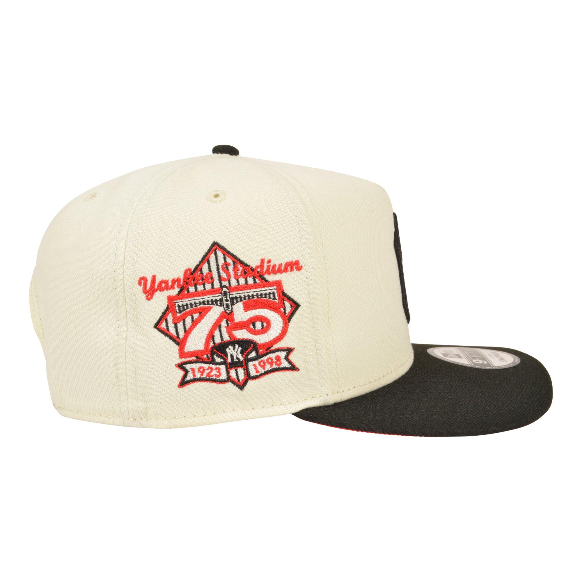 New Era New York Yankees 9FIFTY A-Frame Gradient Snapback Hat - Black - BLACK Thumbnail View 4