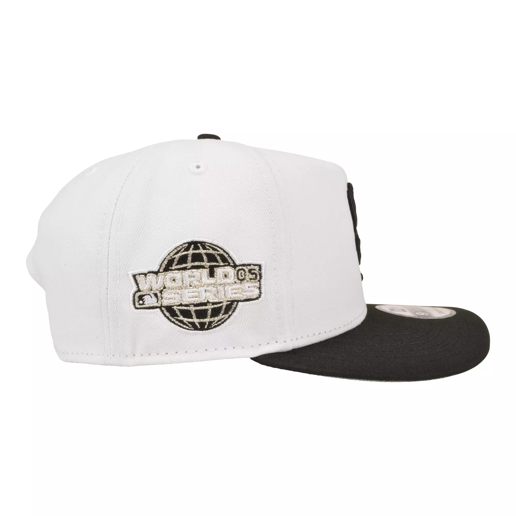New Era Chicago White Sox 9FIFTY A-Frame 2 Tone Snapback Hat-White/Black - WHITE/BLACK