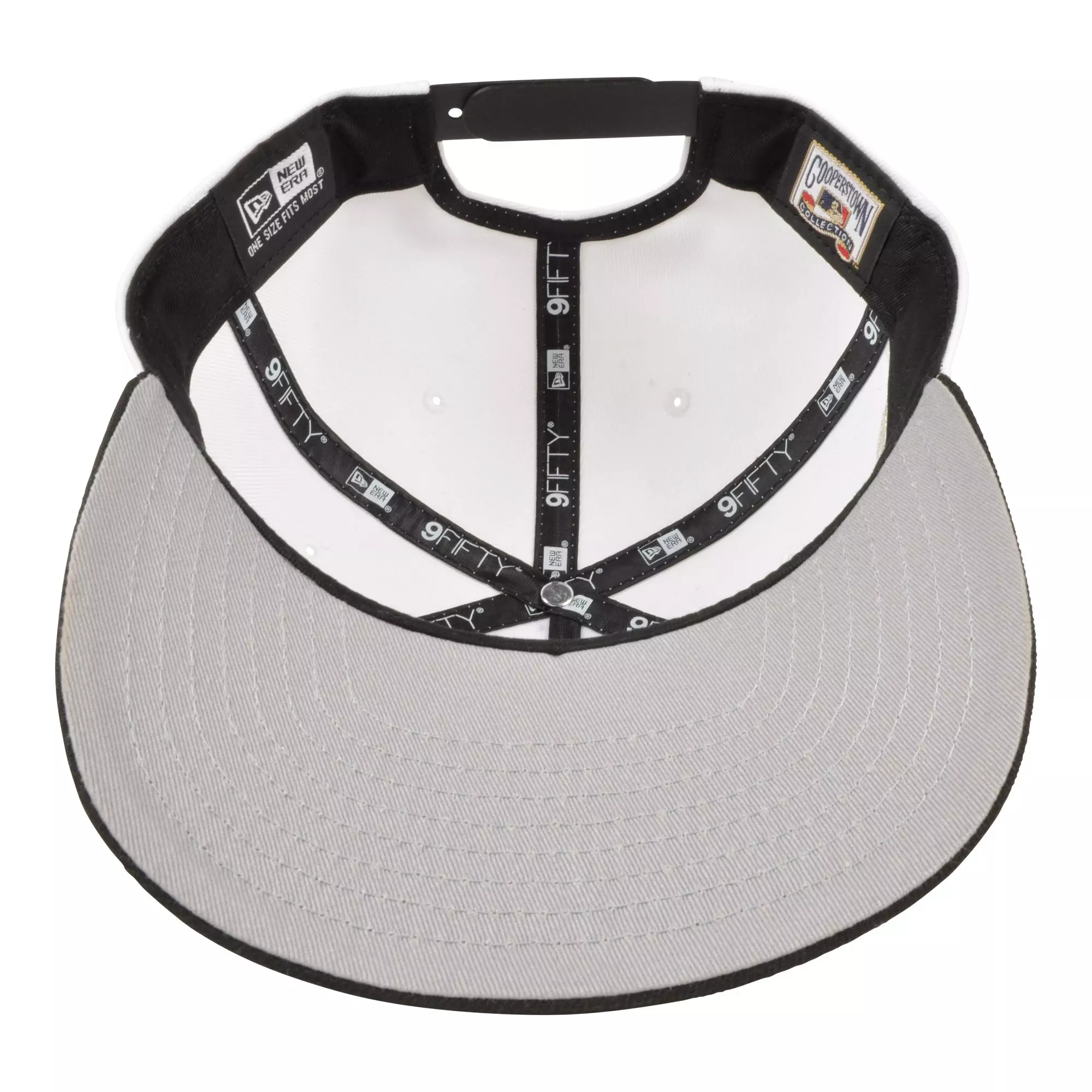New Era Chicago White Sox 9FIFTY A-Frame 2 Tone Snapback Hat-White/Black - WHITE/BLACK