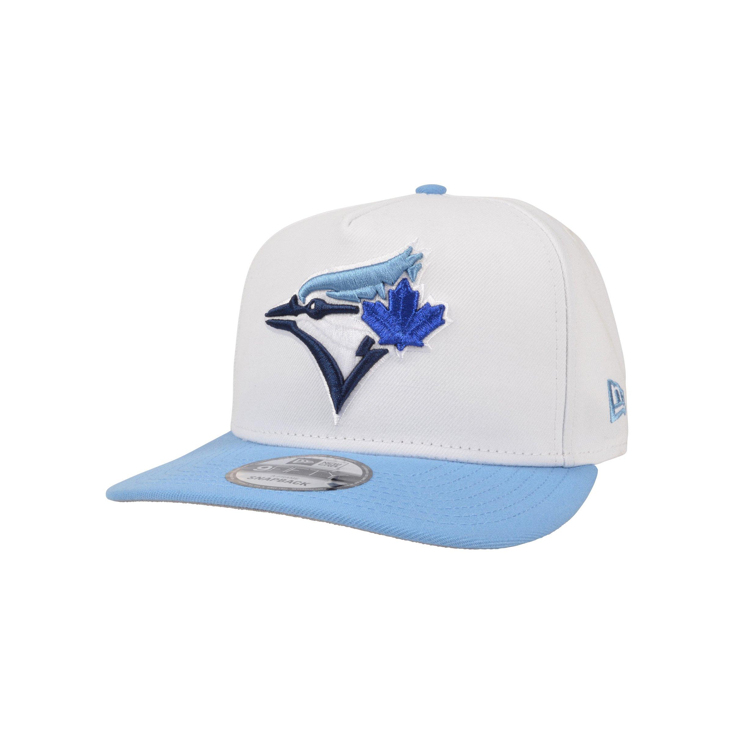 New Era Toronto Blue Jays 9FIFTY A-Frame 2 Tone Snapback Hat-White/Light Blue - WHITE/LT BLUE Thumbnail View 1