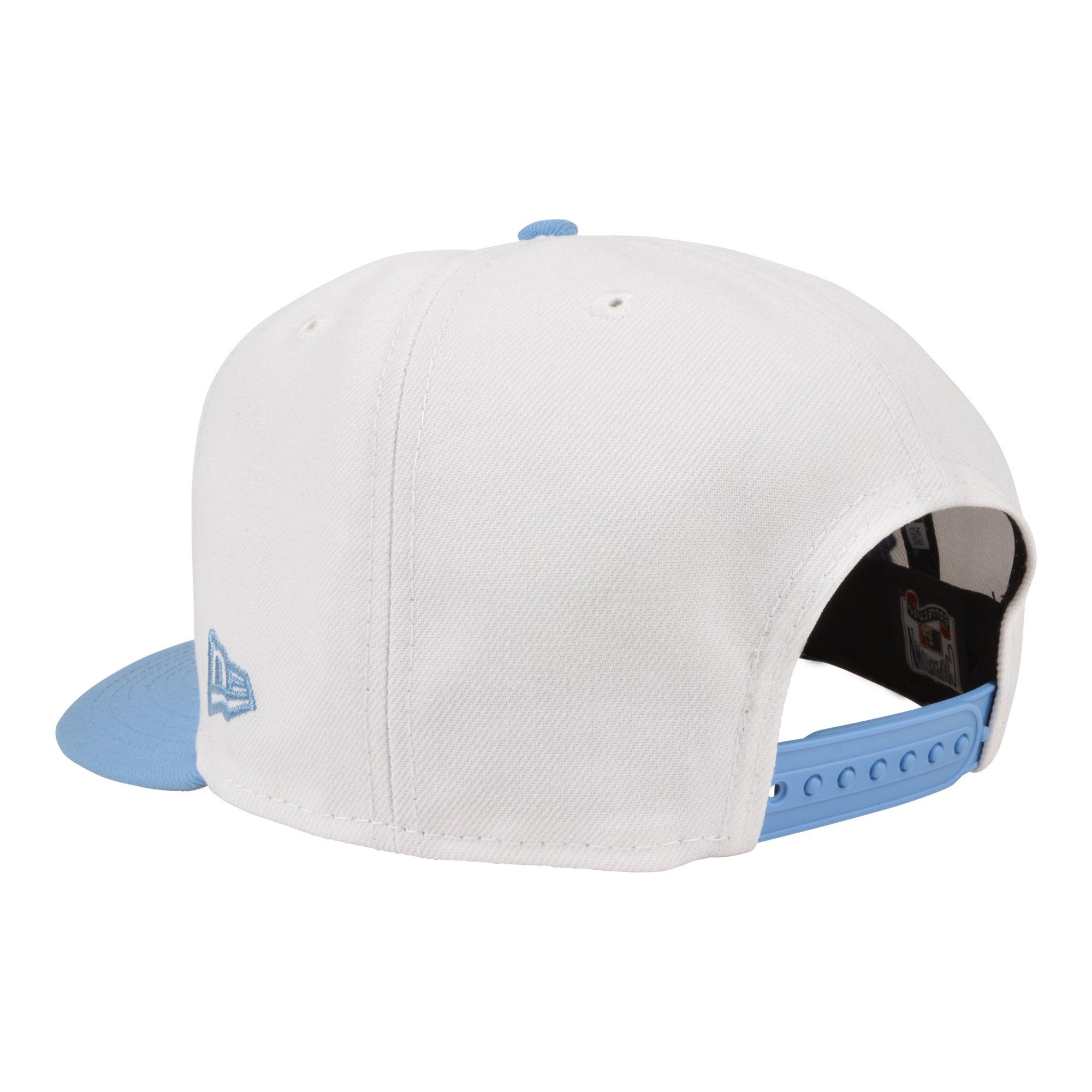 New Era Toronto Blue Jays 9FIFTY A-Frame 2 Tone Snapback Hat - White/Light Blue - WHITE/LT BLUE Thumbnail View 3