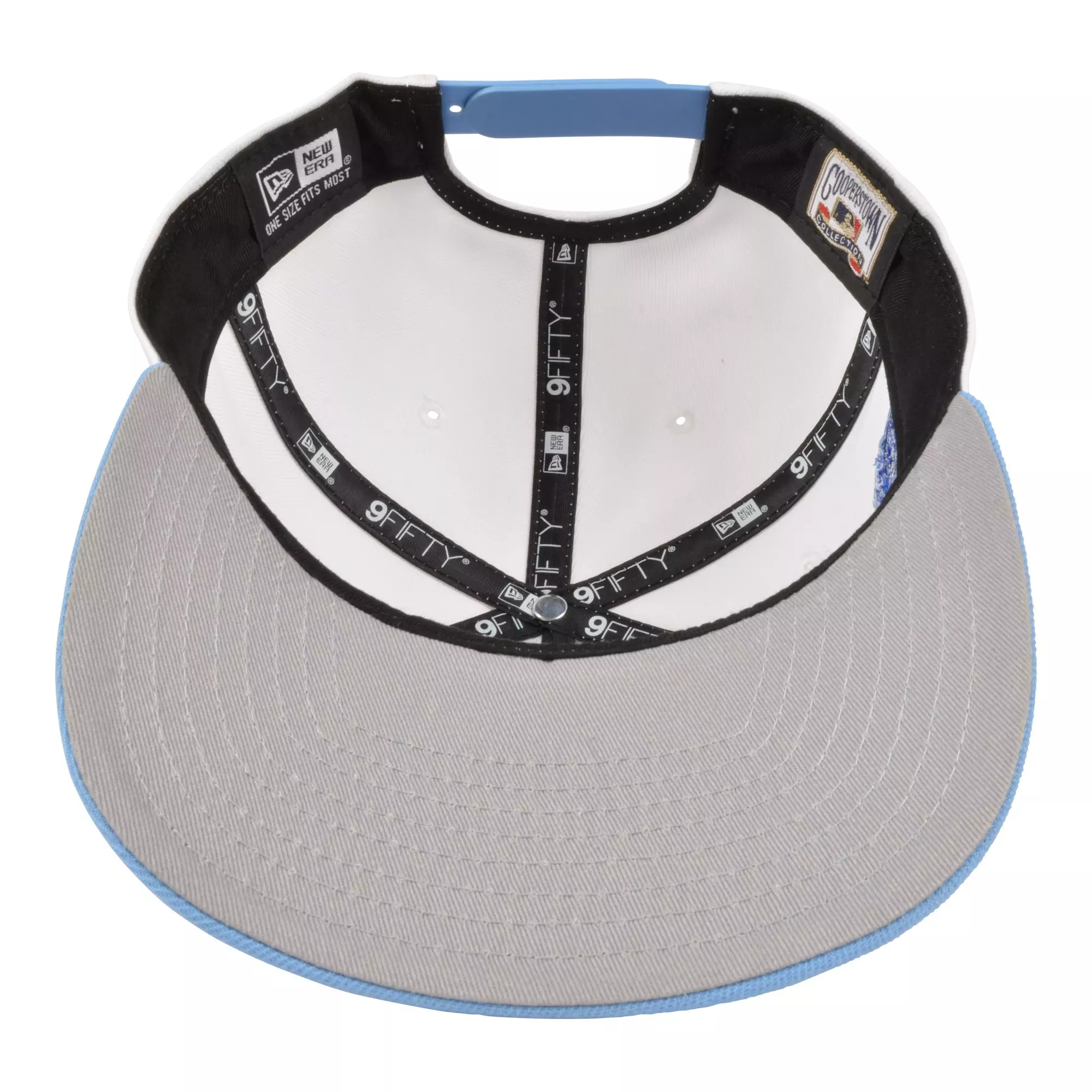 New Era Toronto Blue Jays 9FIFTY A-Frame 2 Tone Snapback Hat - White/Light Blue - WHITE/LT BLUE