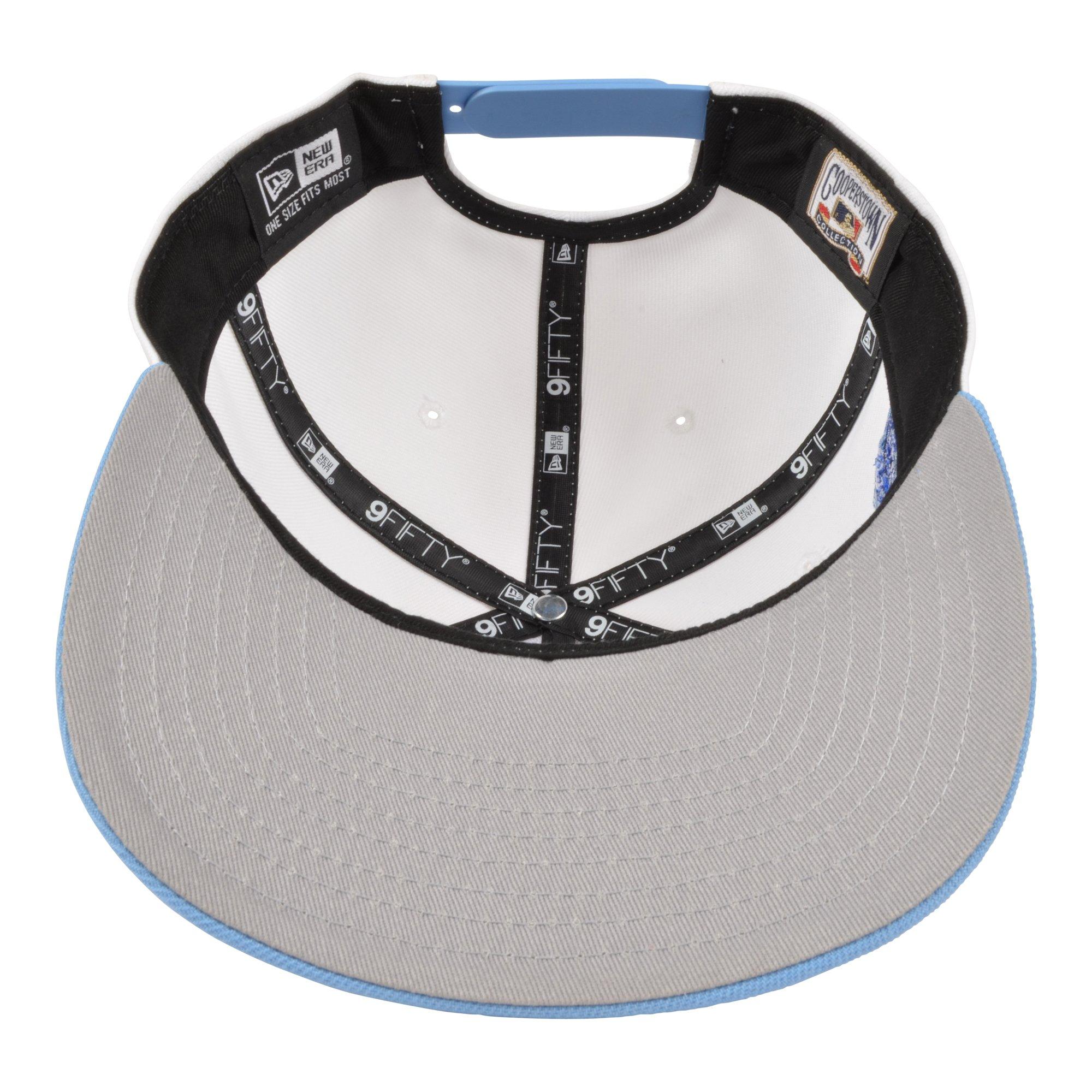 New Era Toronto Blue Jays 9FIFTY A-Frame 2 Tone Snapback Hat-White/Light Blue - WHITE/LT BLUE Thumbnail View 5