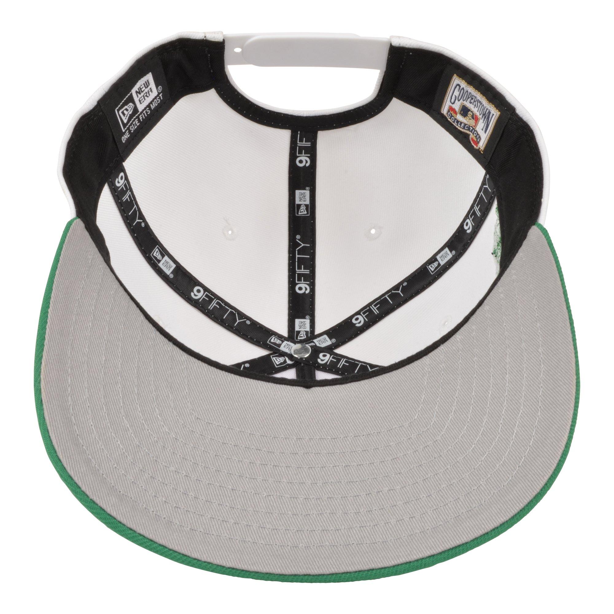 New Era Oakland Athletics 9FIFTY A-Frame 2 Tone Snapback Hat-White/Green - WHITE/GREEN Thumbnail View 5