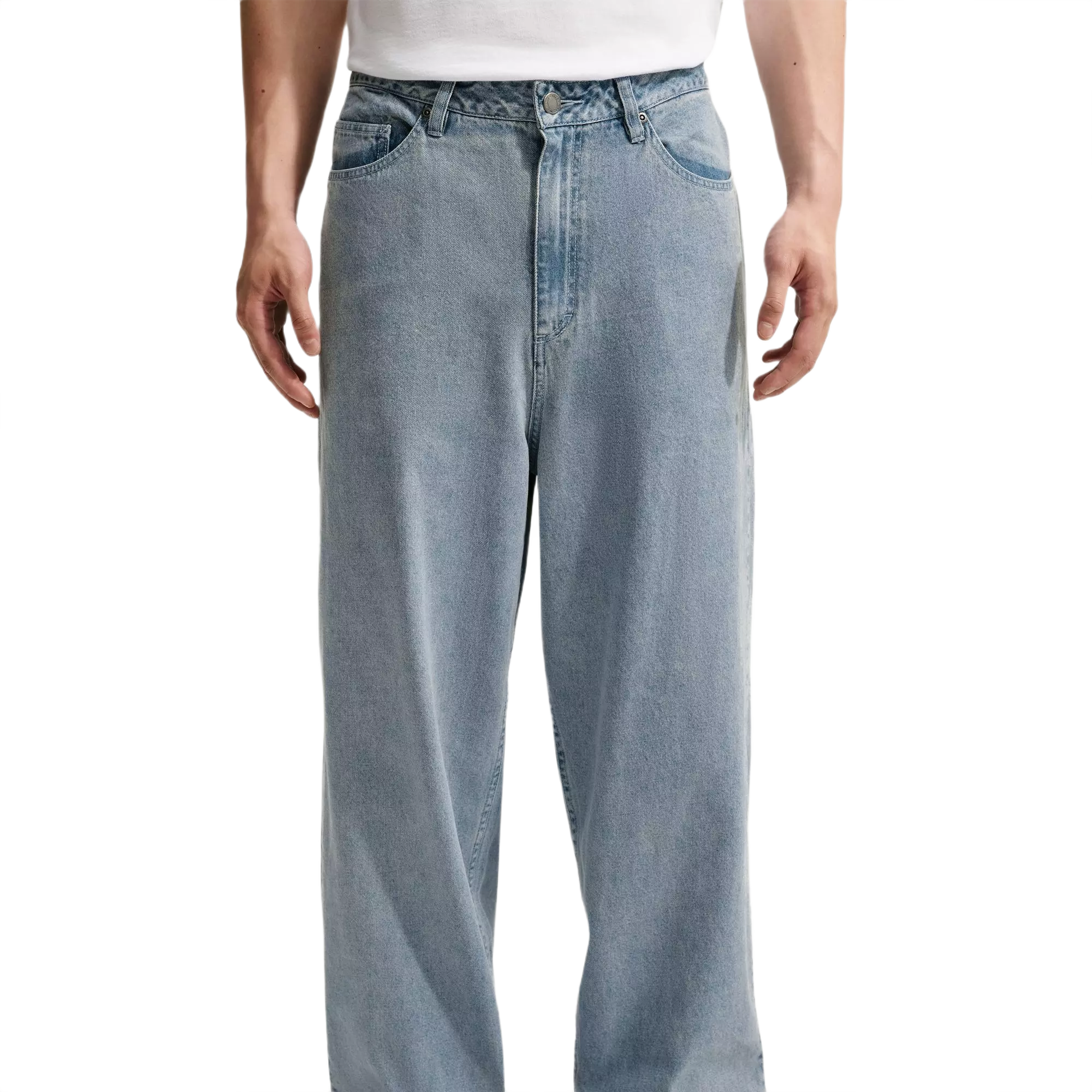 Nike Men's "Your Message Here" Indigo Jeans - BLUE