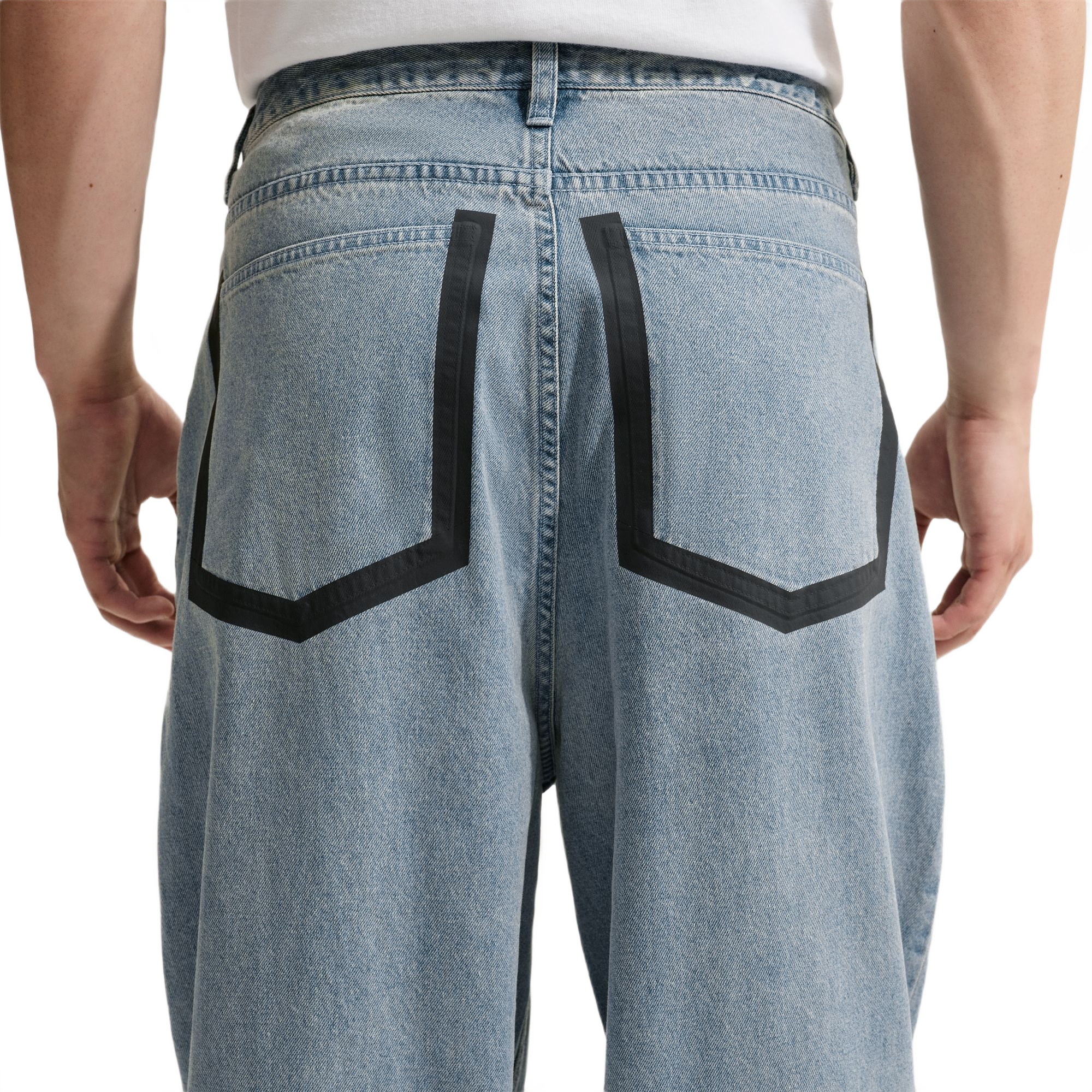 Nike Men's "Your Message Here" Indigo Jeans - BLUE Thumbnail View 5