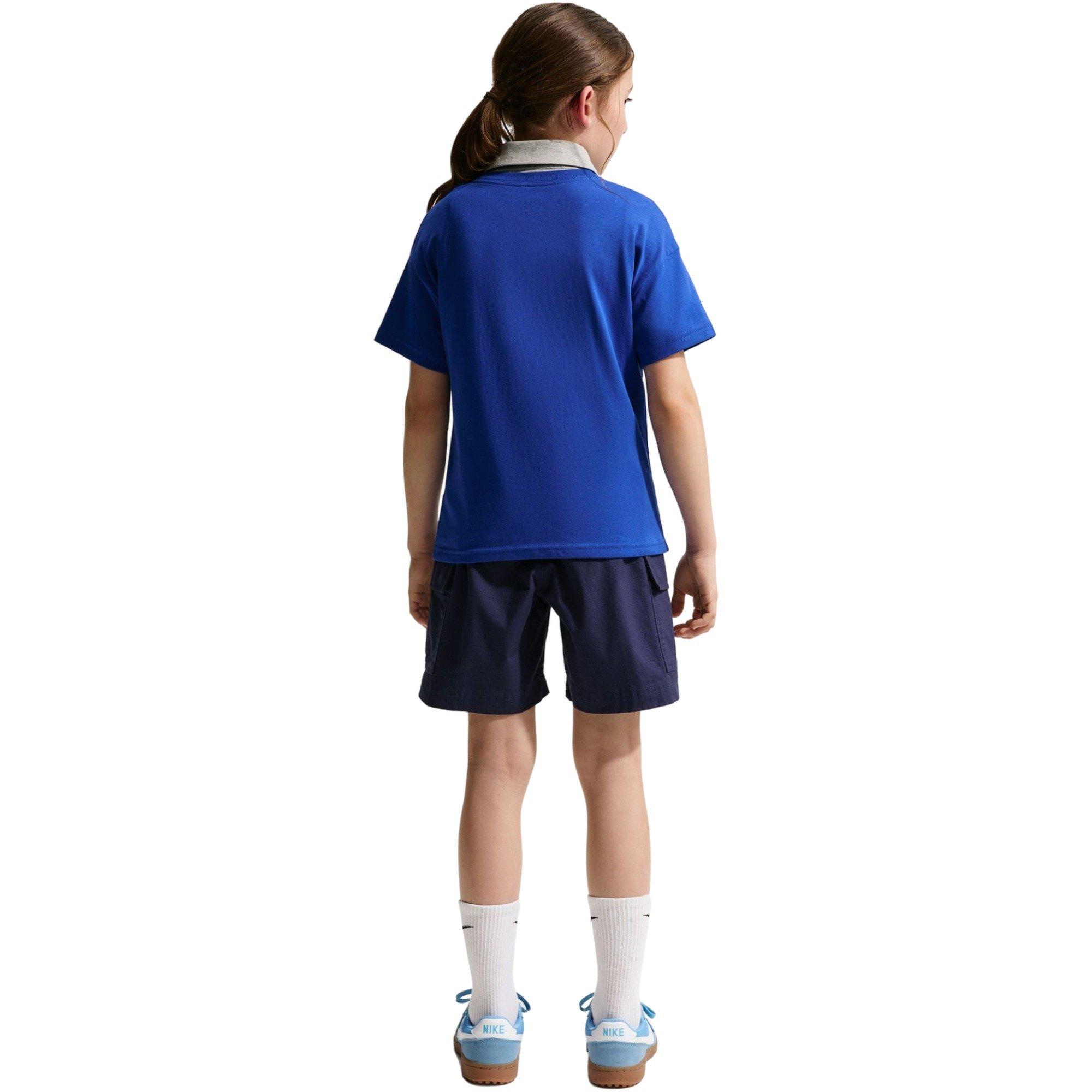Nike Big Kids' Sportswear Logo Tee - Game Royal - BLUE Thumbnail View 2