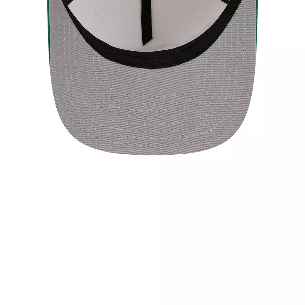 New Era Boston Celtics 9FIFTY A-Frame Hardwood Classic Snapback Hat - Cream/Green - CREAM