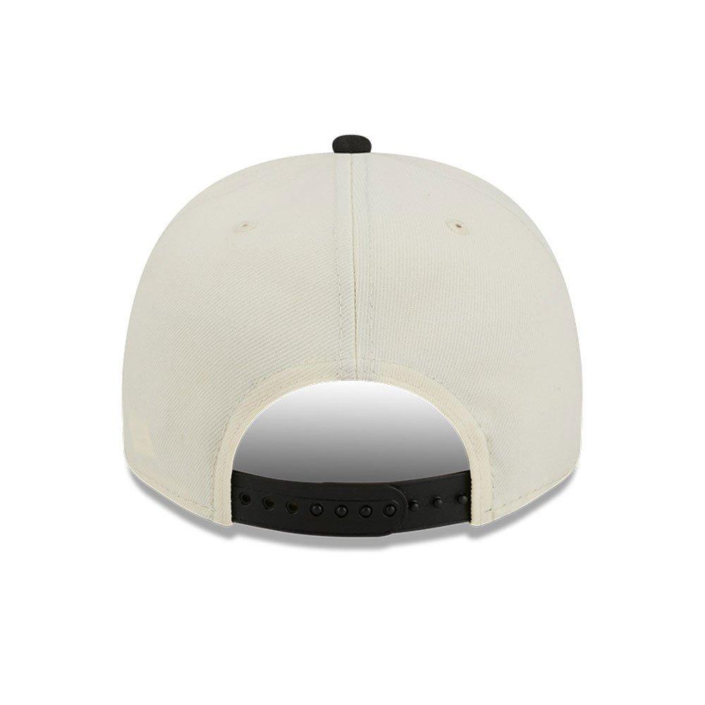 New Era Chicago Bulls 9FIFTY A-Frame Hardwood Classic Snapback Hat-Cream/Black