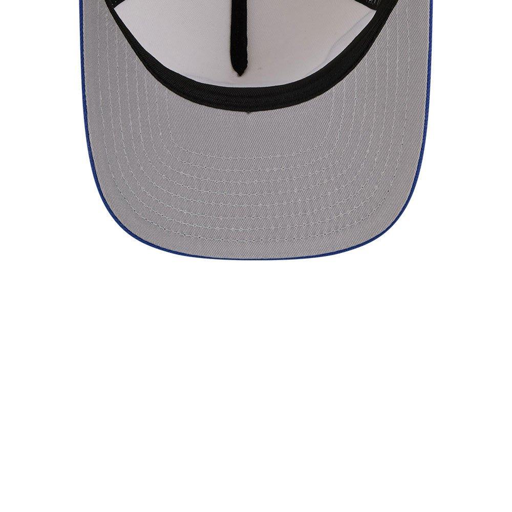 New Era Dallas Mavericks 9FIFTY A-Frame Hardwood Classic Snapback Hat - Cream/Royal - CREAM Thumbnail View 7