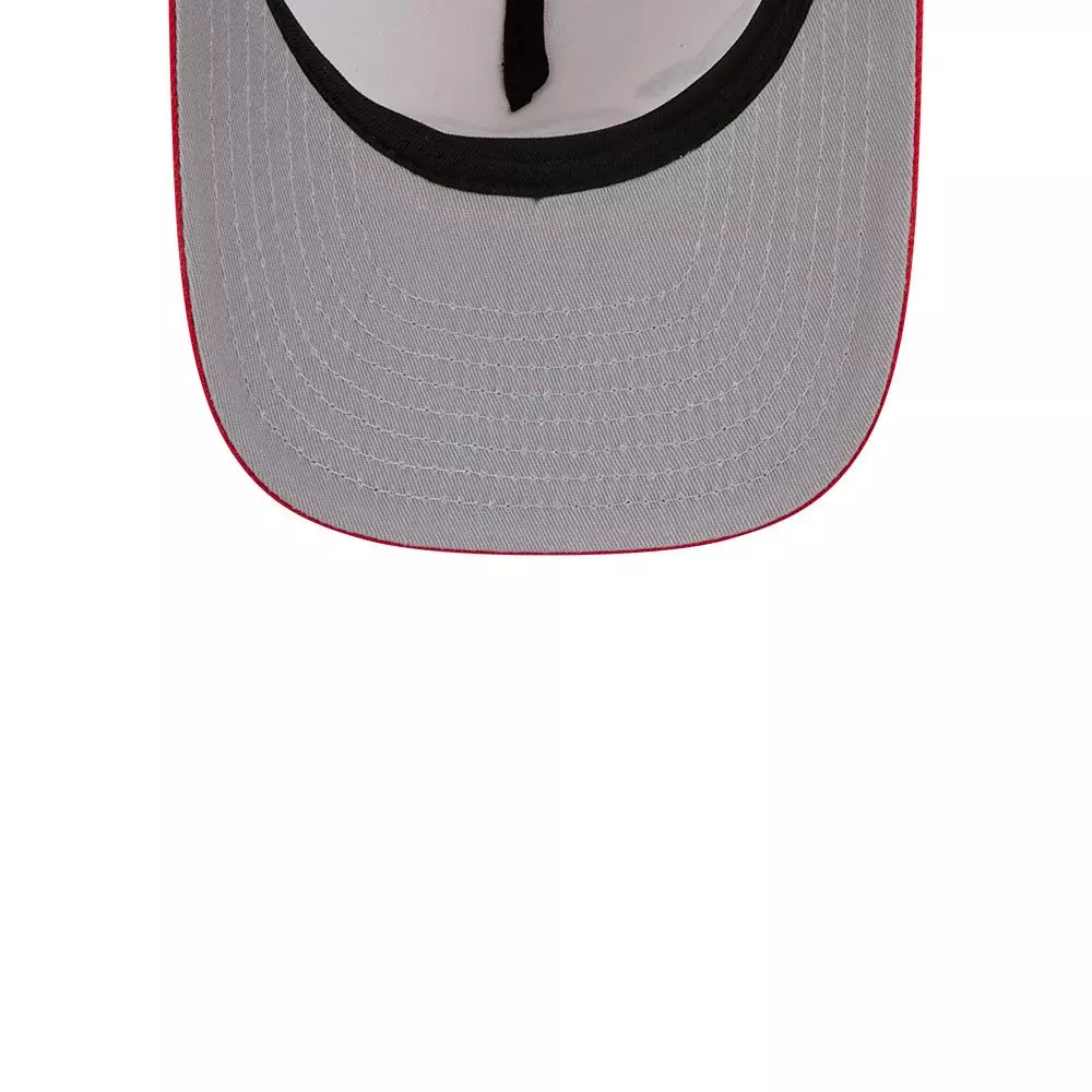 New Era Houston Rockets 9FIFTY A-Frame Hardwood Classic Snapback Hat - Cream/Red - CREAM