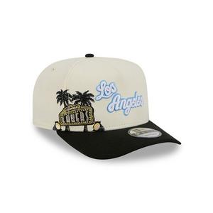 New Era Los Angeles Lakers 9FIFTY A-Frame Hardwood Classic Snapback Hat-Cream/Black