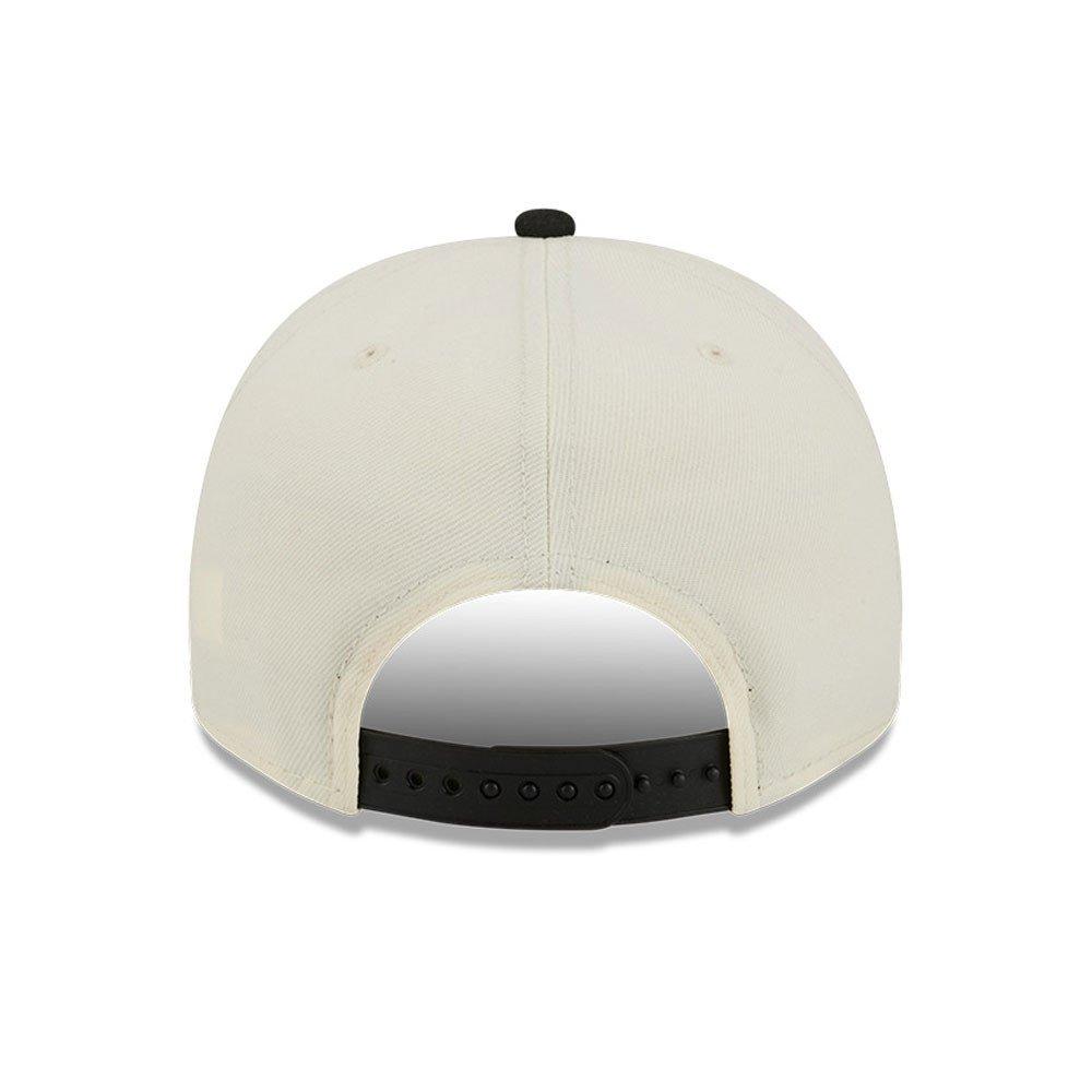 New Era Los Angeles Lakers 9FIFTY A-Frame Hardwood Classic Snapback Hat - Cream/Black - CREAM Thumbnail View 4