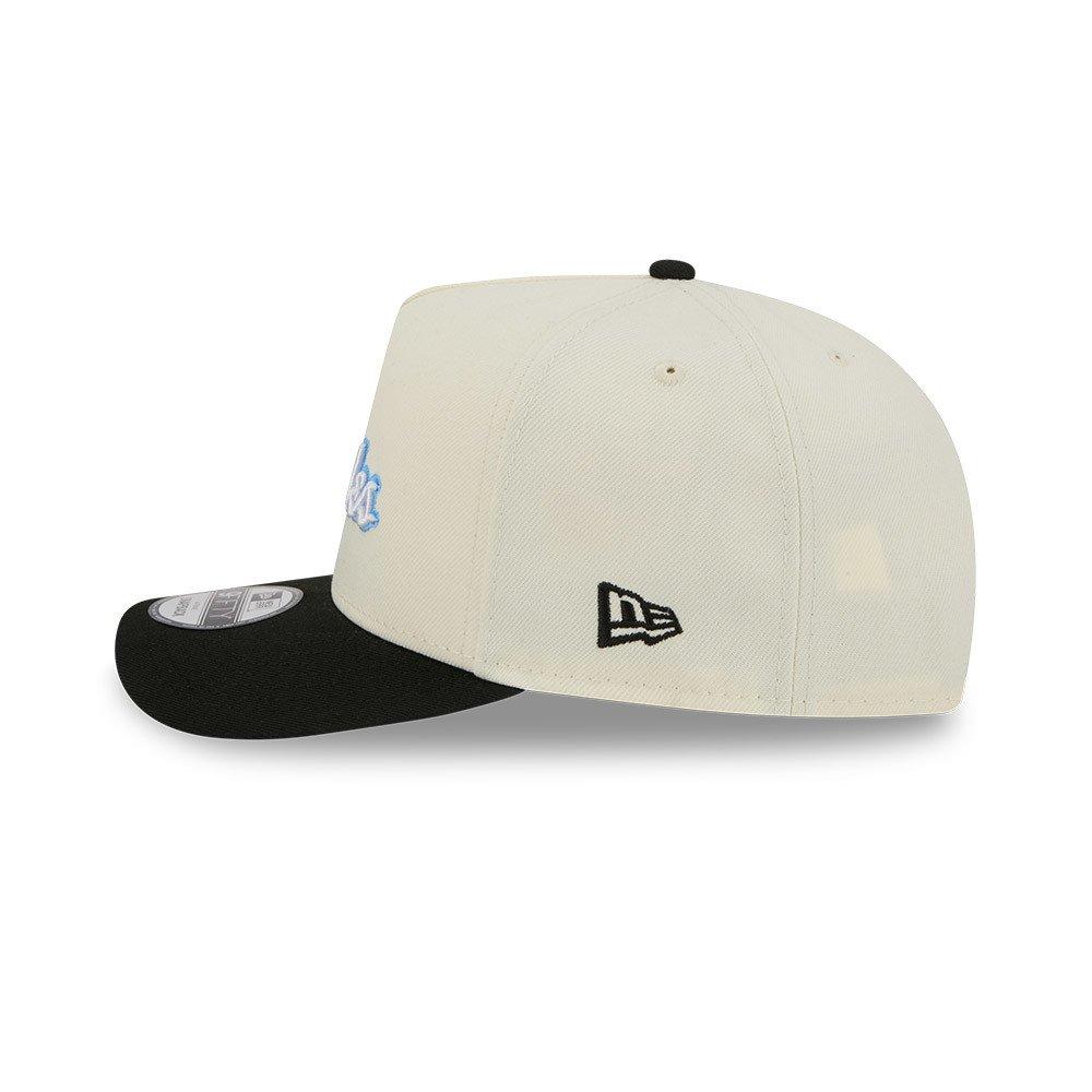 New Era Los Angeles Lakers 9FIFTY A-Frame Hardwood Classic Snapback Hat - Cream/Black - CREAM Thumbnail View 5