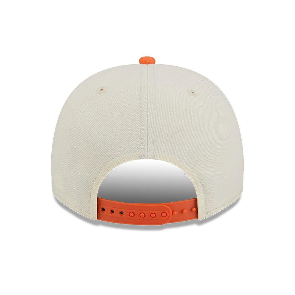 New Era Phoenix Suns 9FIFTY A-Frame Hardwood Classic Snapback Hat - Cream/Orange - CREAM Thumbnail View 4