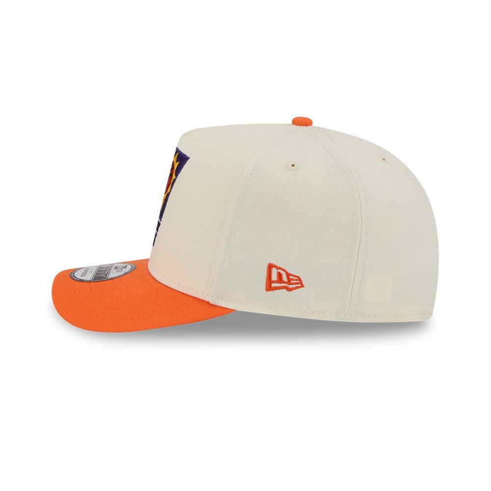 New Era Phoenix Suns 9FIFTY A-Frame Hardwood Classic Snapback Hat - Cream/Orange - CREAM Thumbnail View 5