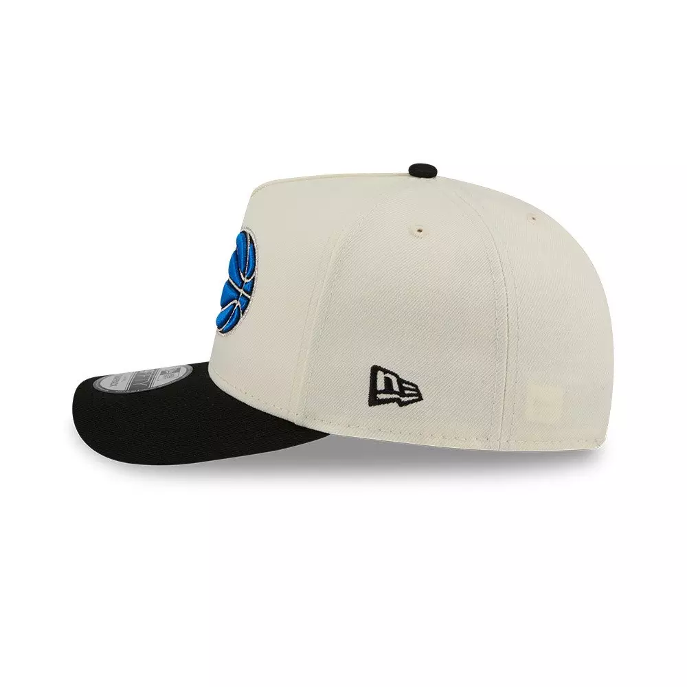 New Era Orlando Magic 9FIFTY A-Frame Hardwood Classic Snapback Hat - Cream/Black - CREAM
