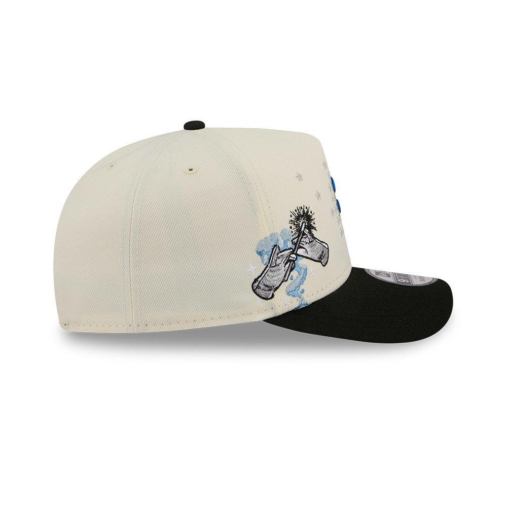 New Era Orlando Magic 9FIFTY A-Frame Hardwood Classic Snapback Hat - Cream/Black - CREAM Thumbnail View 6