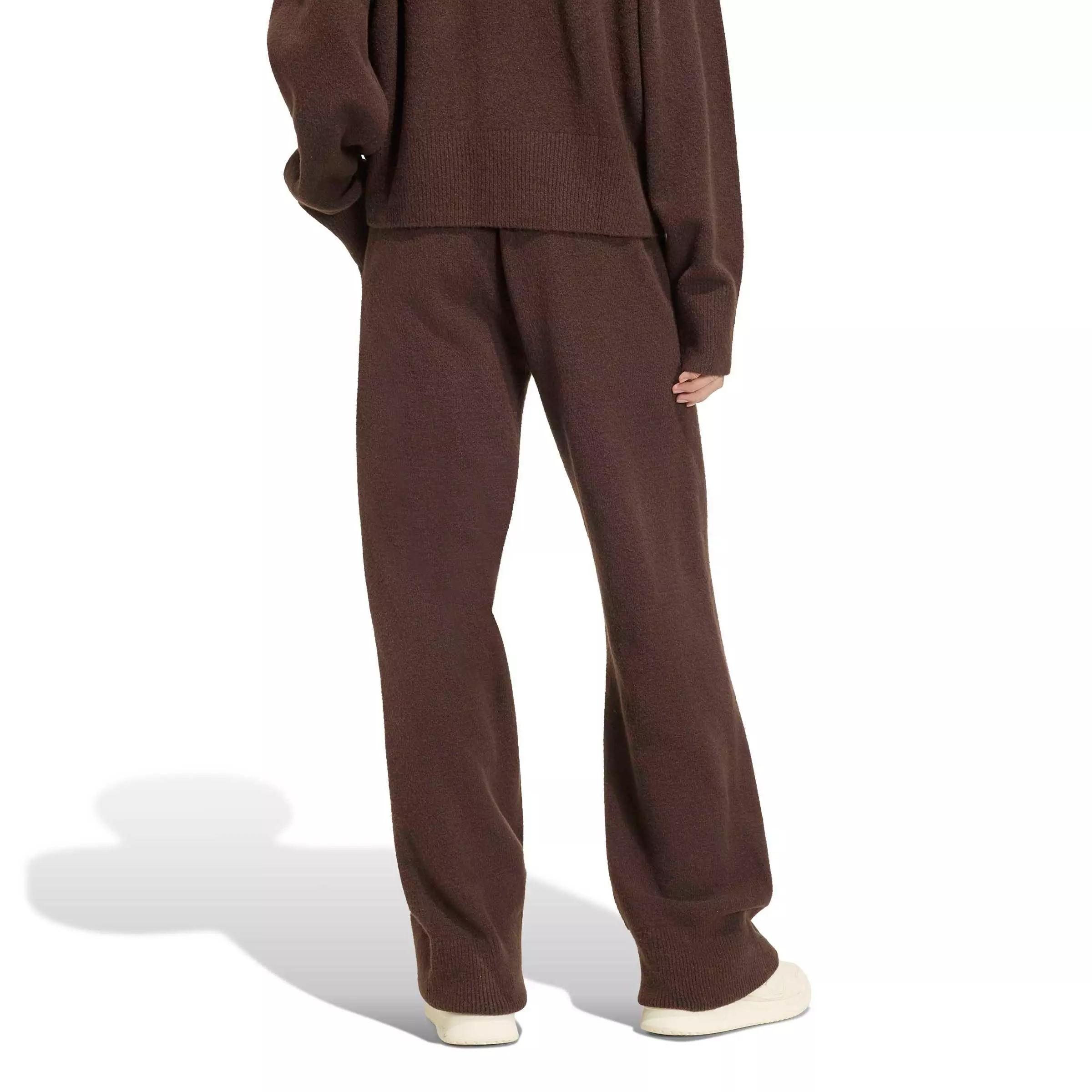 adidas Originals Women's Essentials Knit Pants - DK BROWN