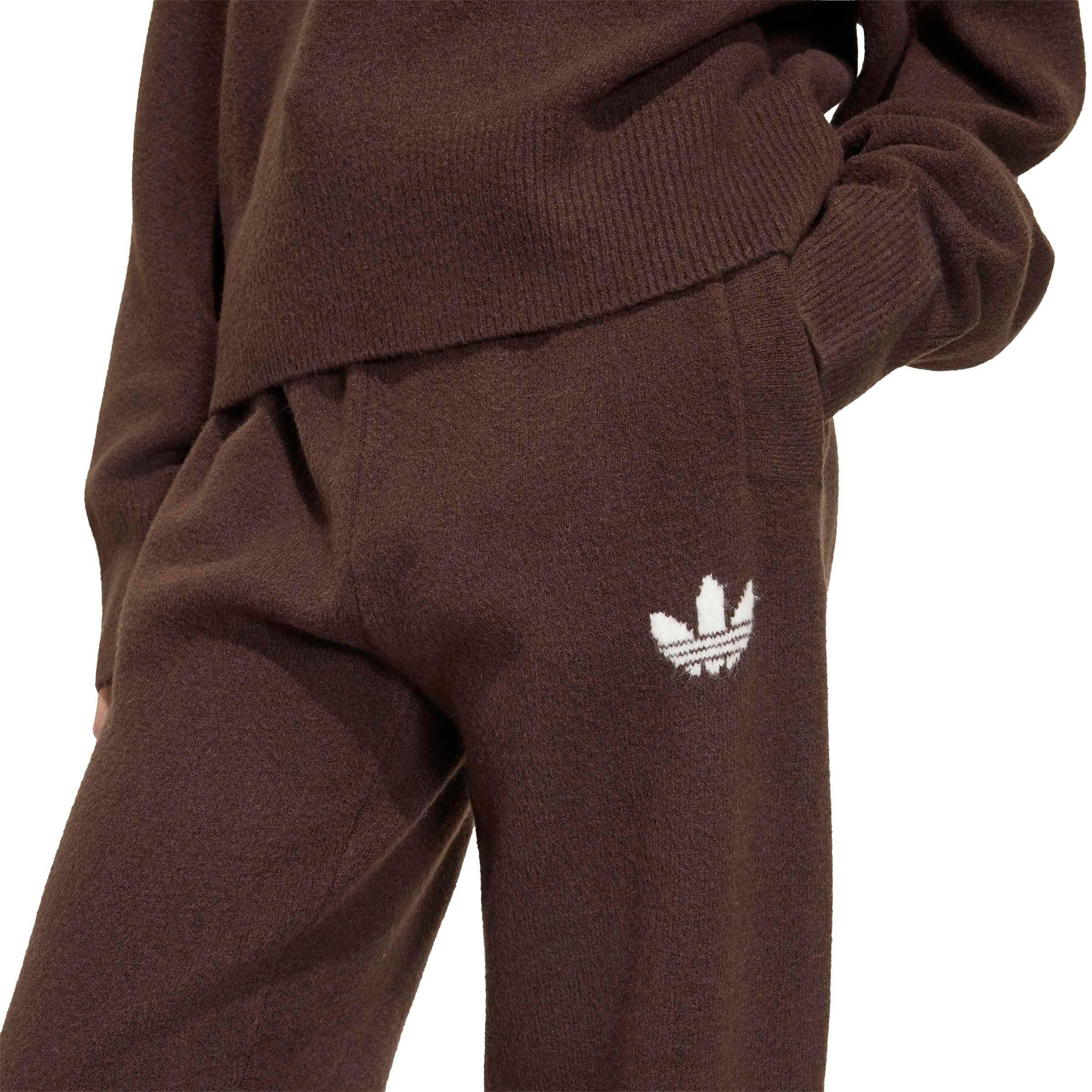 adidas Originals Women's Essentials Knit Pants - DK BROWN