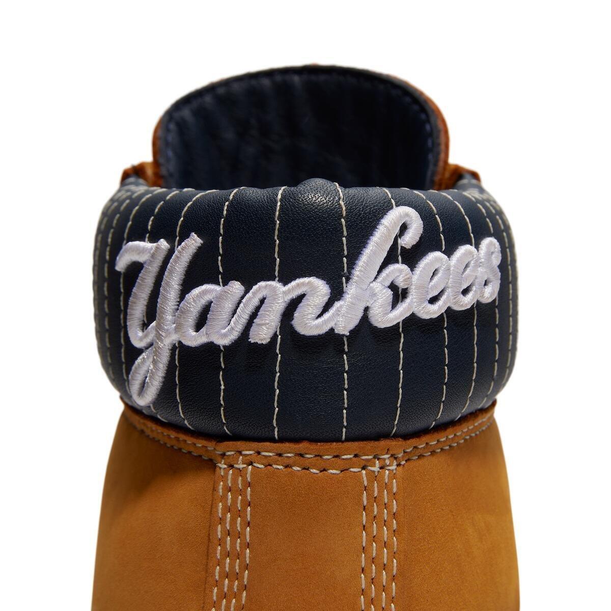 Timberland Heritage Premium 6-Inch "New York Yankees" Men's Waterproof Boot - WHEAT