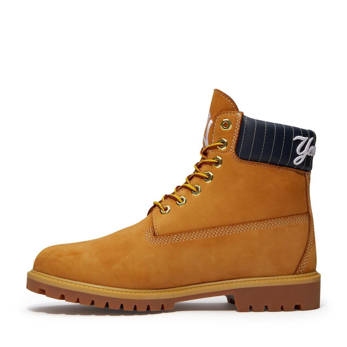 Timberland Heritage Premium 6-Inch "New York Yankees" Men's Waterproof Boot - WHEAT